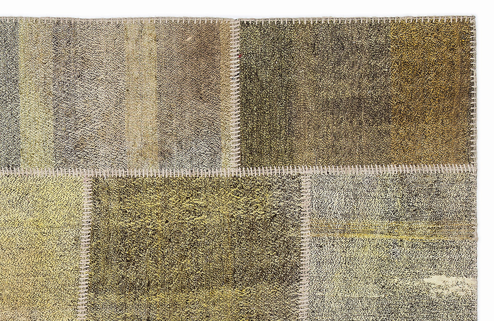 Mixed Over Dyed Kilim Patchwork Unique Rug 5'3'' x 7'7'' ft 160 x 230 cm