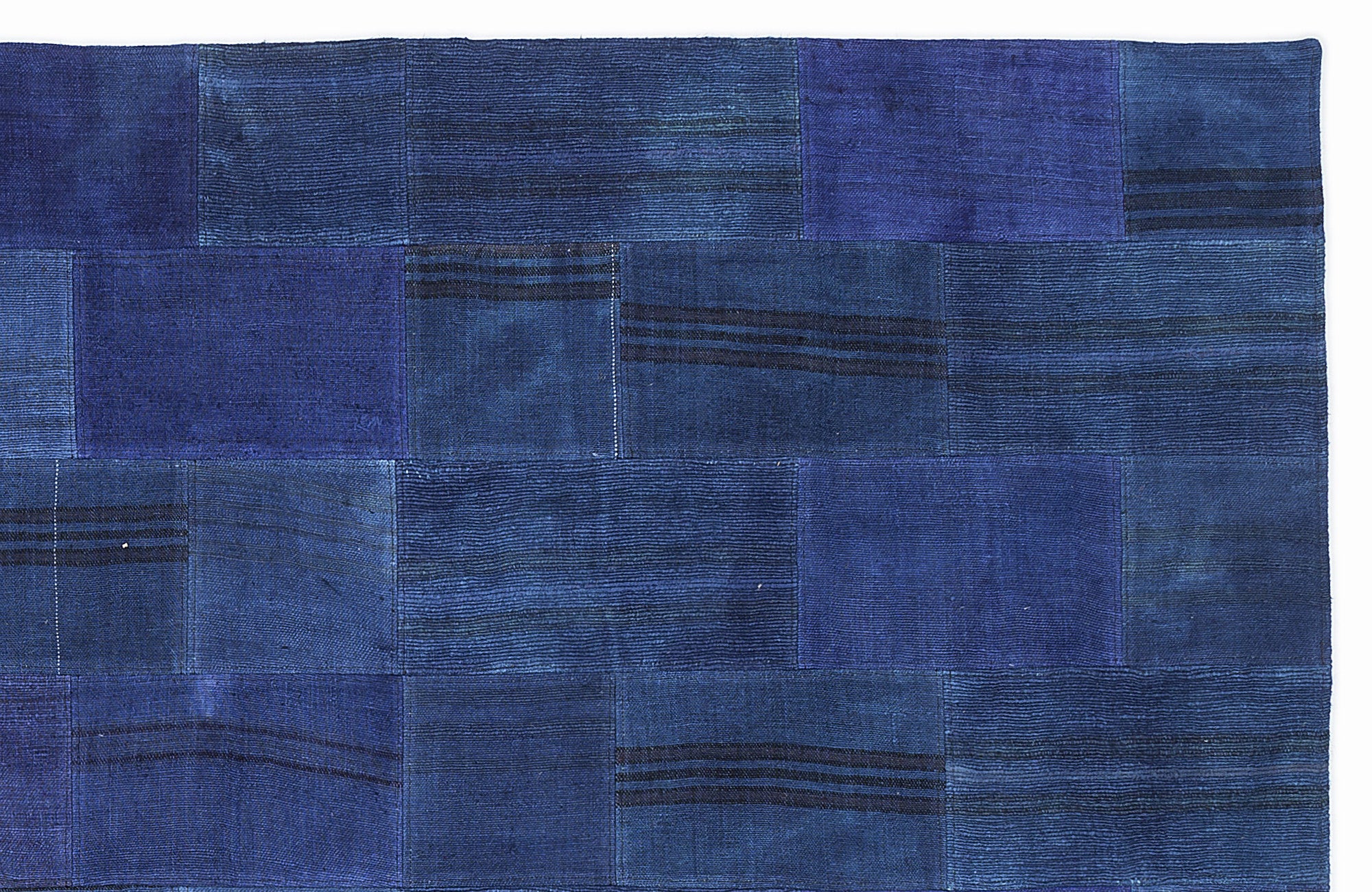 Mixed Over Dyed Kilim Patchwork Unique Rug 5'3'' x 7'7'' ft 160 x 230 cm