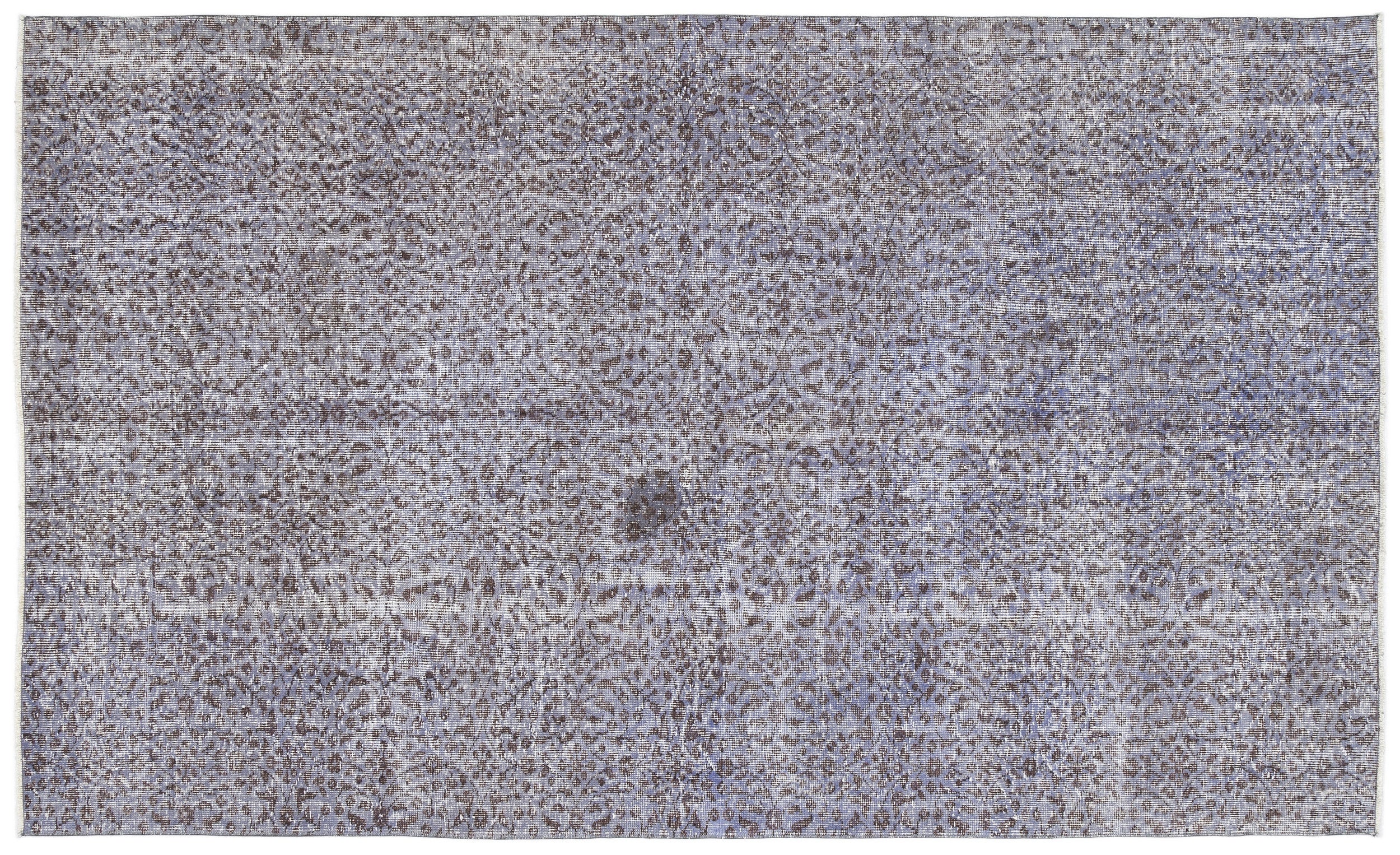 Purple Over Dyed Vintage Rug 5'5'' x 8'11'' ft 164 x 273 cm