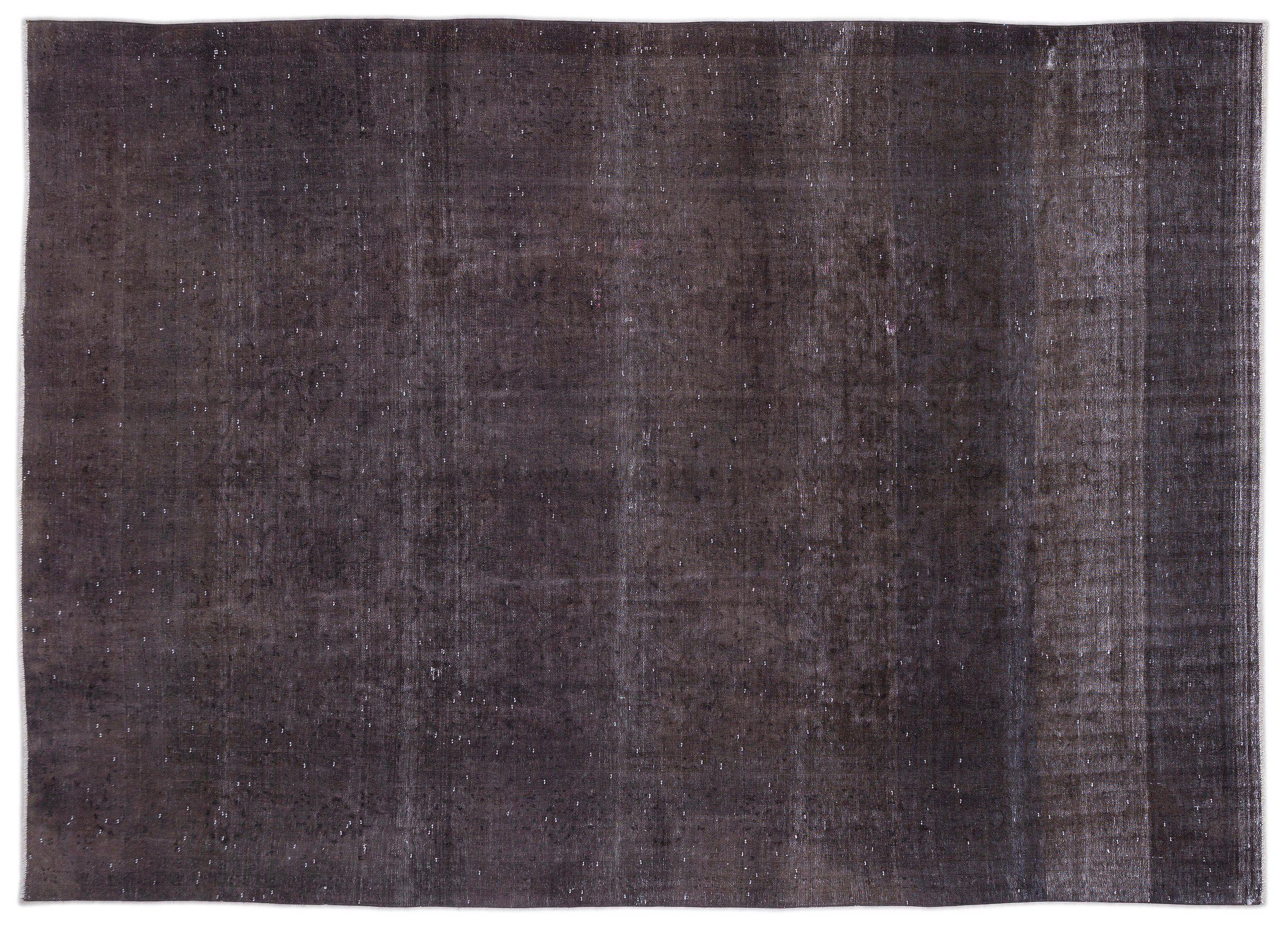 Gray Over Dyed Vintage XLarge Rug 9'4'' x 13'1'' ft 285 x 398 cm