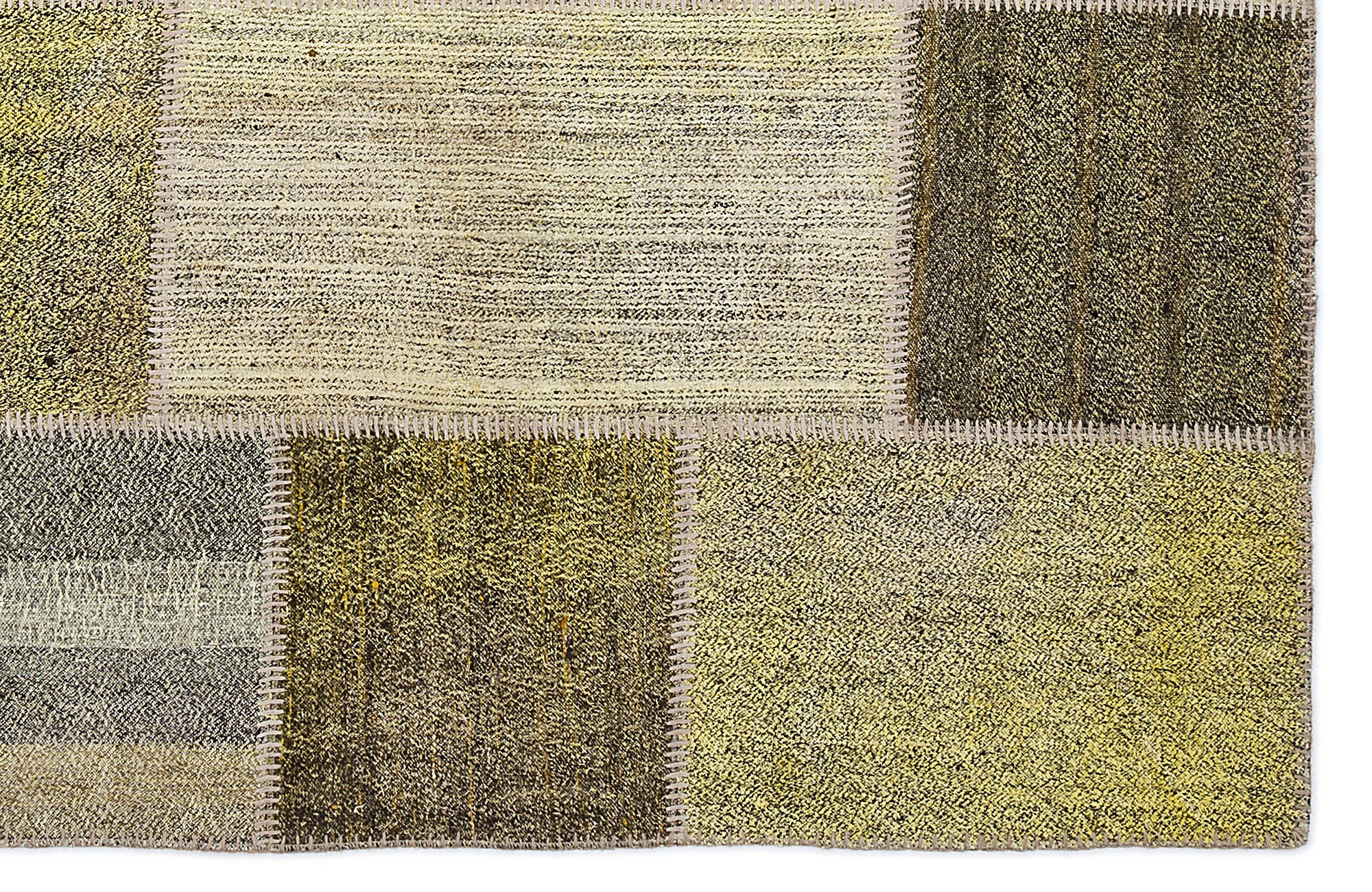 Mixed Over Dyed Kilim Patchwork Unique Rug 5'3'' x 7'7'' ft 160 x 230 cm
