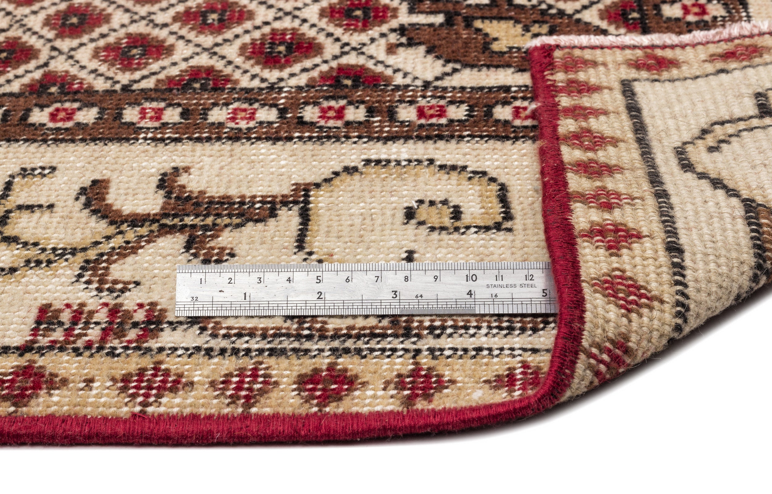 Naturel Over Dyed Vintage Rug 5'8'' x 9'4'' ft 173 x 284 cm
