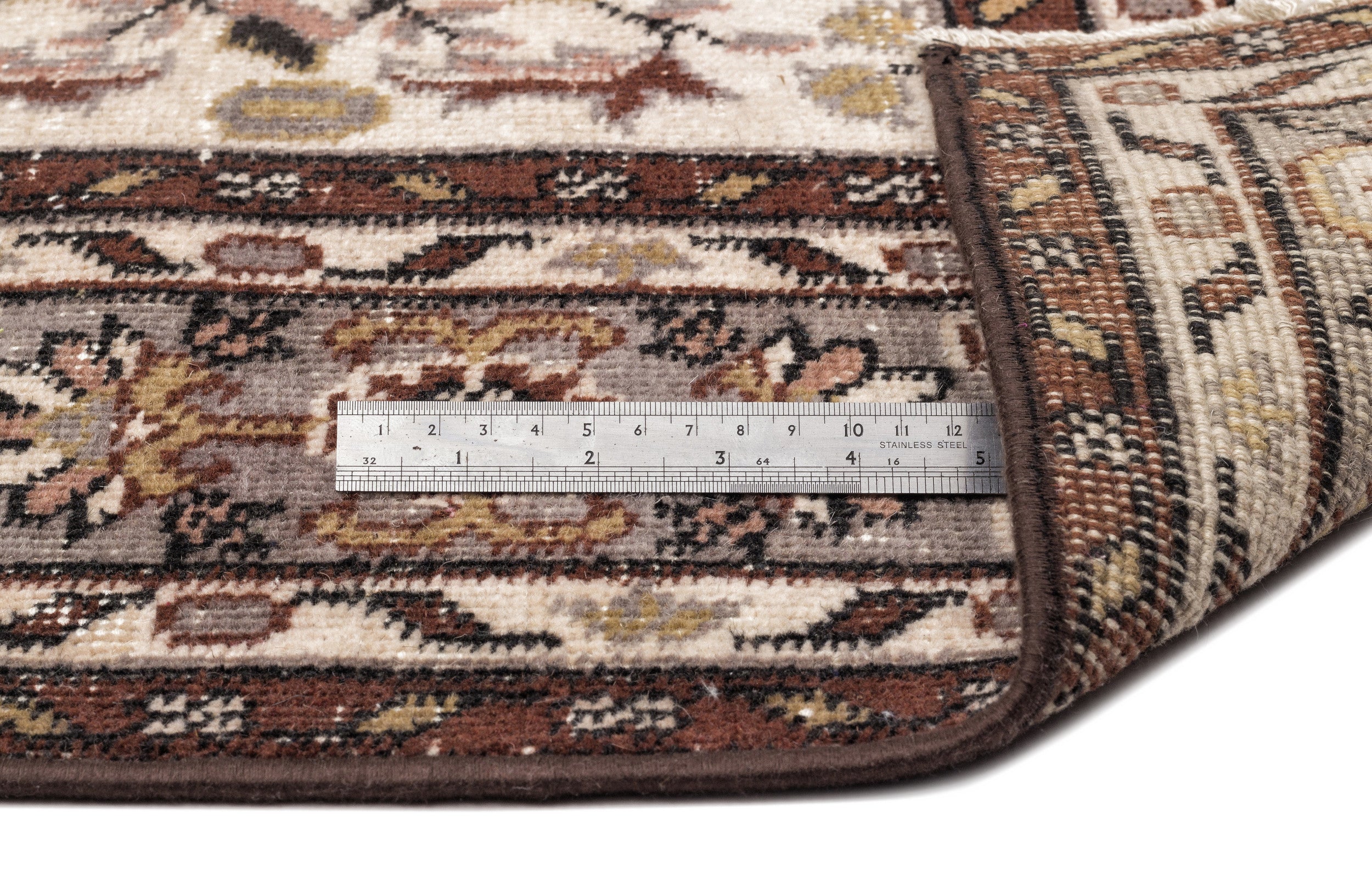 Naturel Over Dyed Vintage Rug 4'8'' x 8'6'' ft 142 x 260 cm