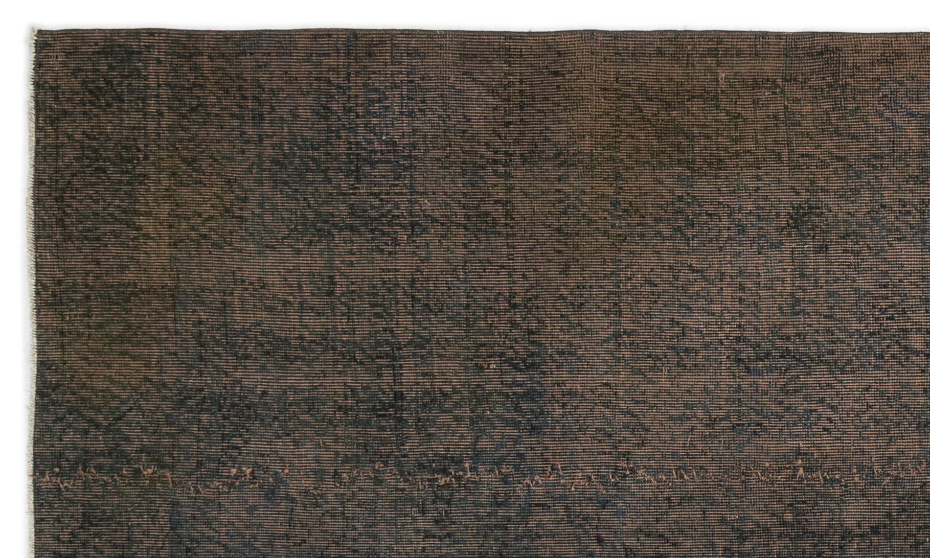 Gray Over Dyed Vintage Rug 5'3'' x 8'11'' ft 160 x 272 cm