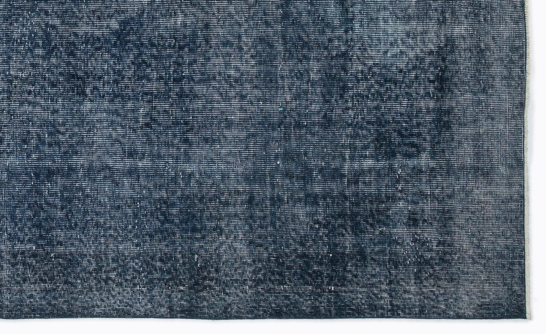 Turquoise Over Dyed Vintage Rug 5'3'' x 8'10'' ft 161 x 270 cm