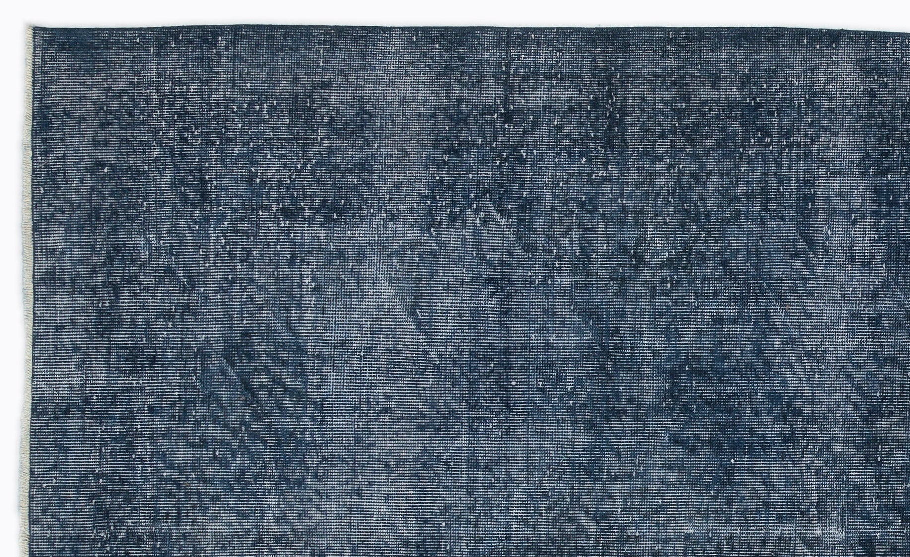 Turquoise Over Dyed Vintage Rug 5'3'' x 8'10'' ft 161 x 270 cm