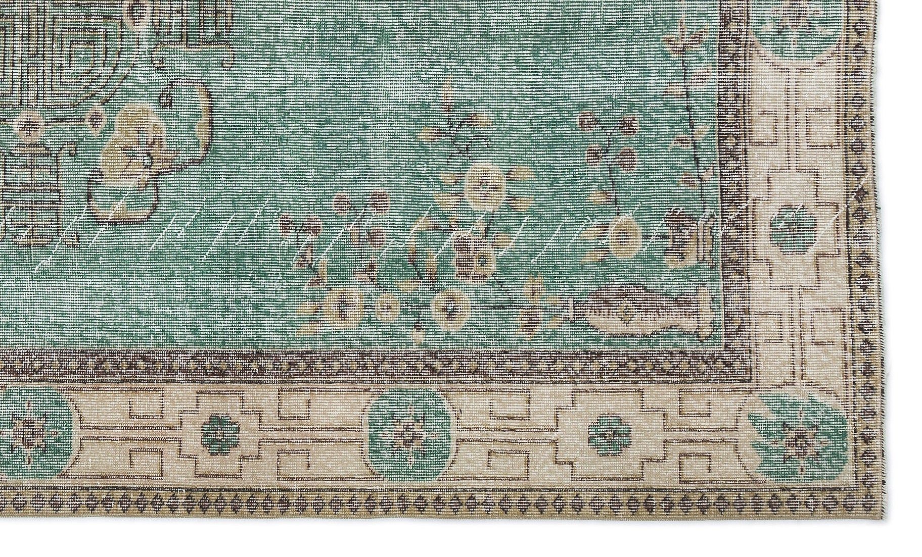 Naturel Over Dyed Vintage Rug 5'1'' x 8'7'' ft 154 x 261 cm