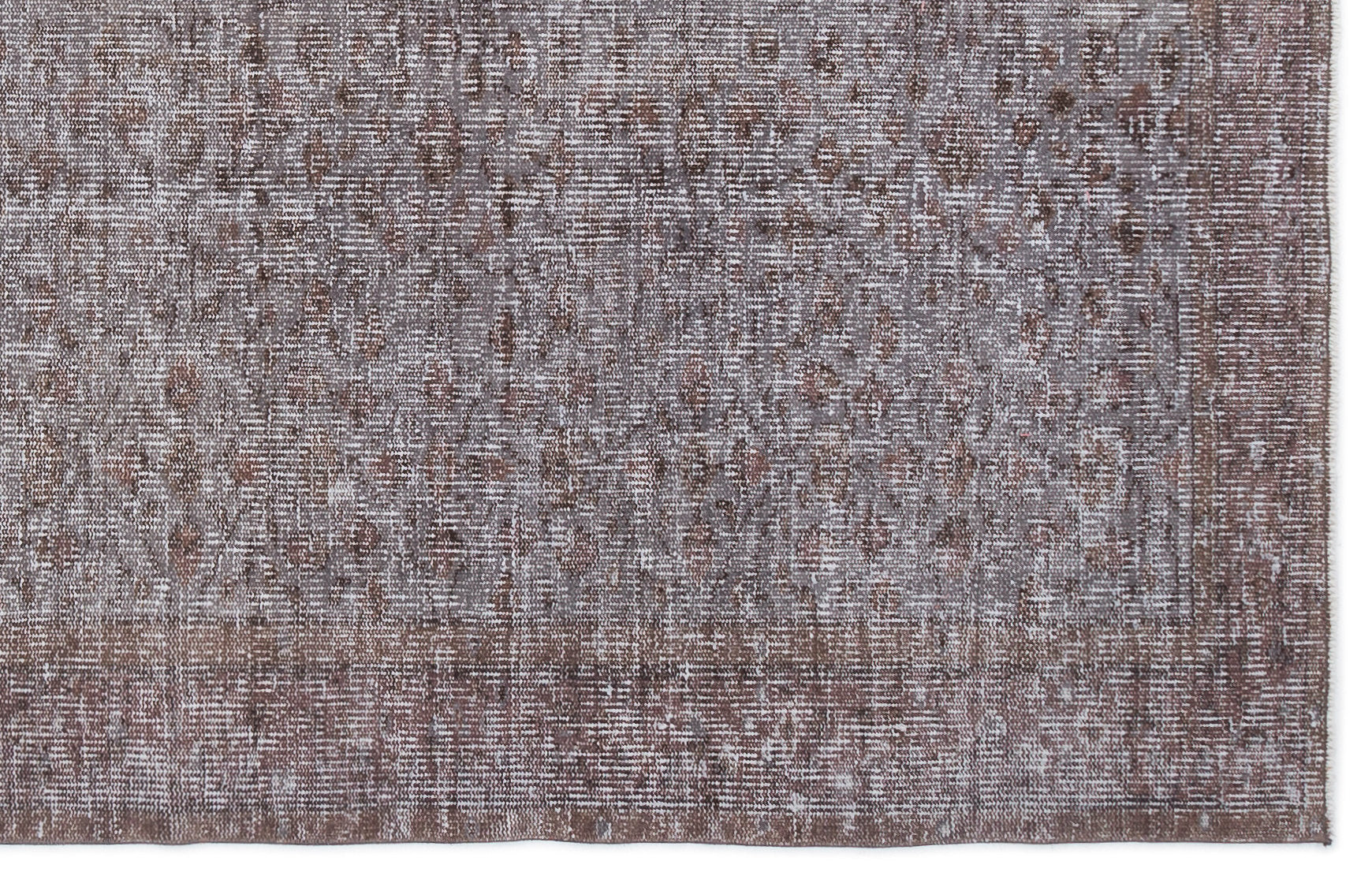 Gray Over Dyed Vintage Rug 5'3'' x 8'4'' ft 161 x 254 cm