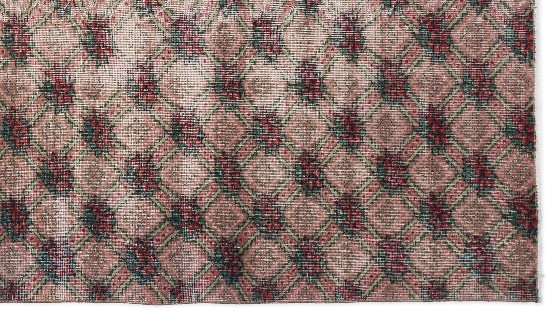 Naturel Over Dyed Vintage Rug 5'1'' x 8'9'' ft 154 x 266 cm