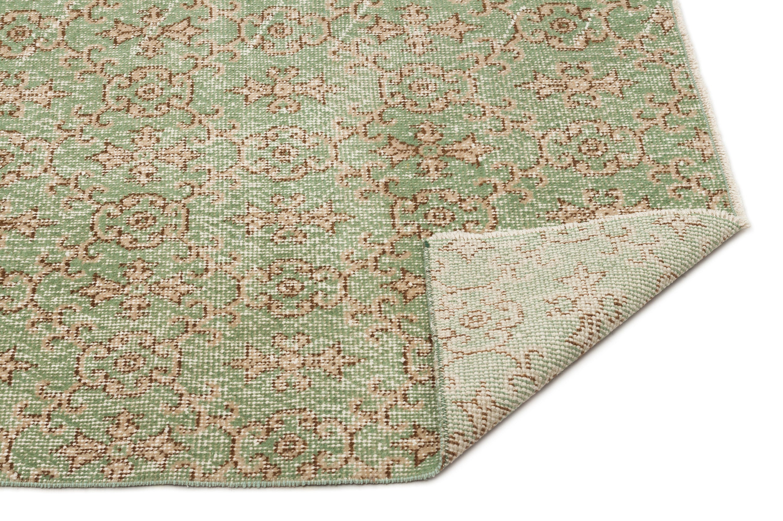 Naturel Over Dyed Vintage Rug 5'6'' x 8'8'' ft 168 x 264 cm