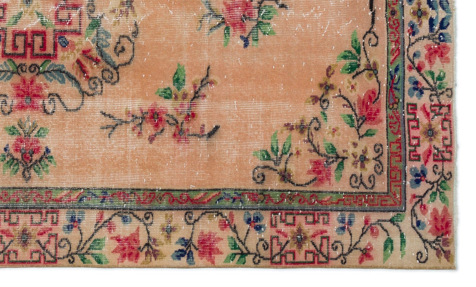 Naturel Over Dyed Vintage Rug 4'12'' x 8'7'' ft 152 x 261 cm