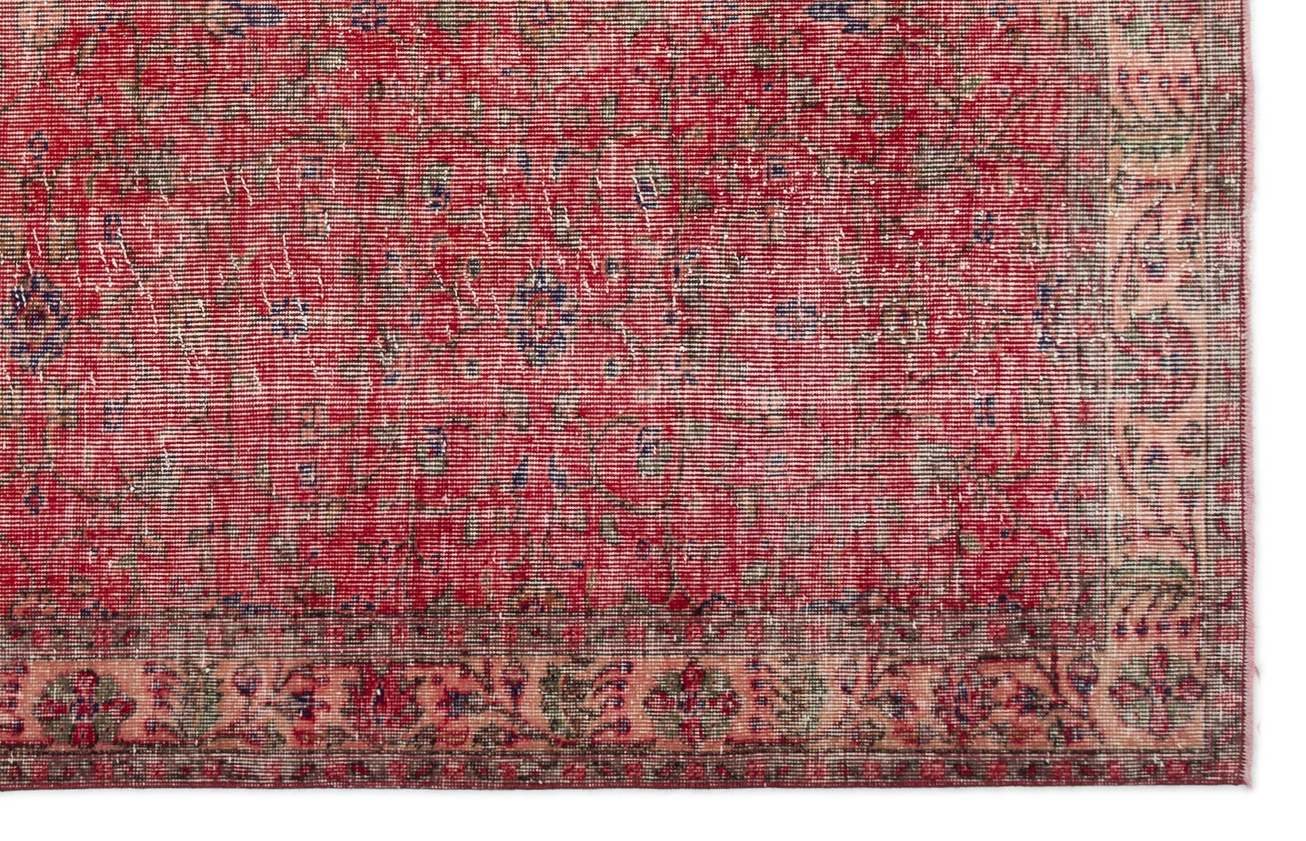 Naturel Over Dyed Vintage Rug 5'6'' x 8'8'' ft 168 x 264 cm