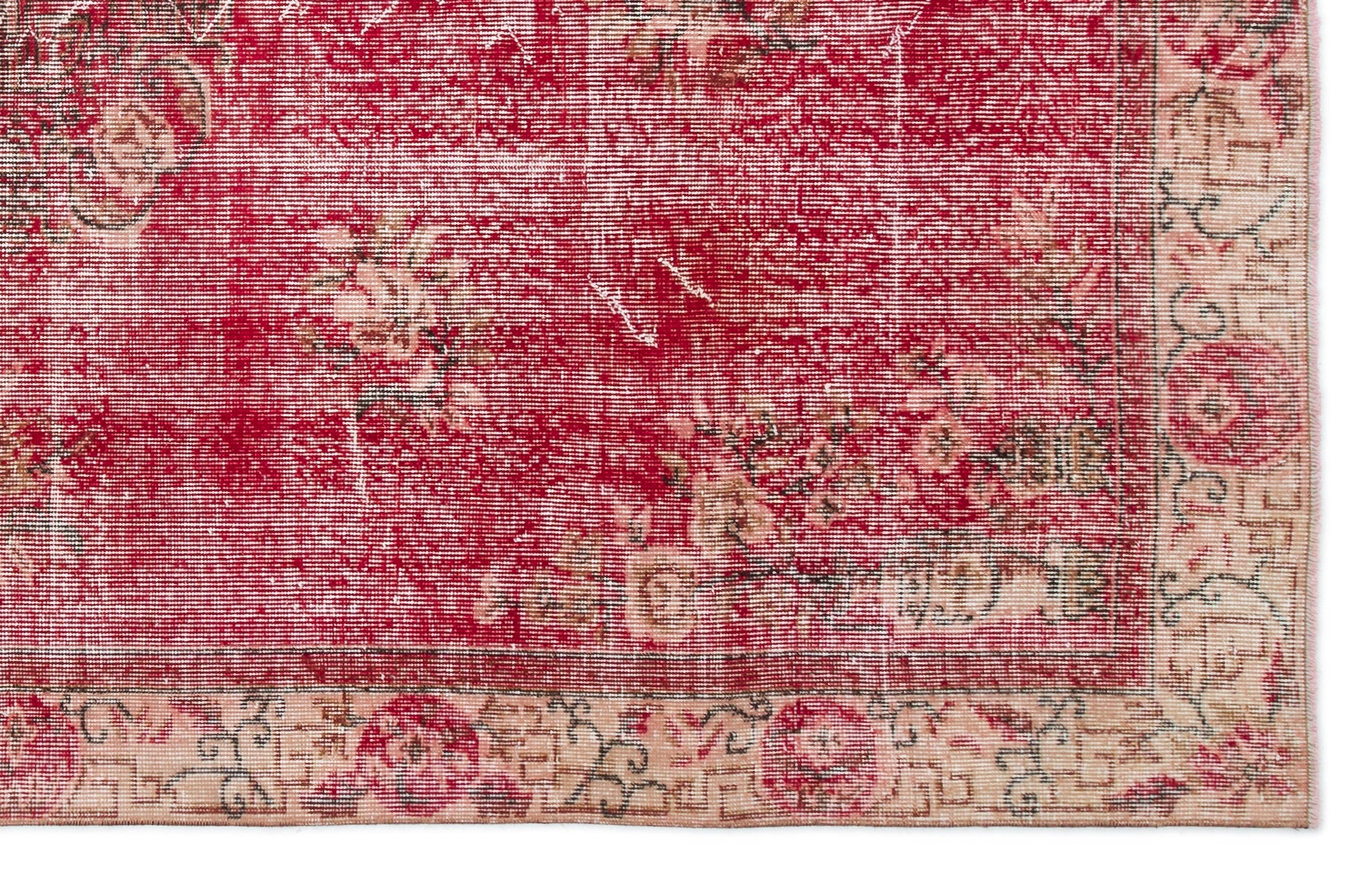 Naturel Over Dyed Vintage Rug 5'5'' x 8'9'' ft 165 x 266 cm