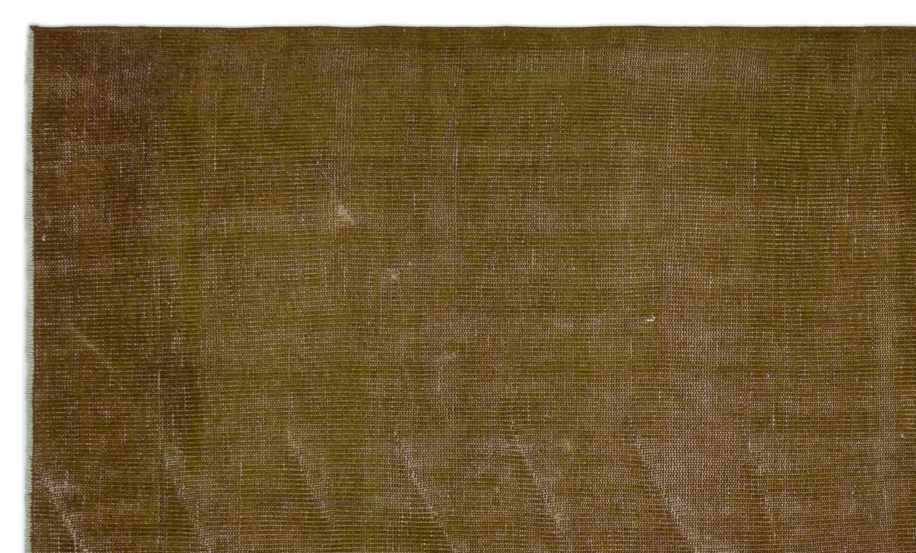 Brown Over Dyed Vintage Rug 5'1'' x 8'6'' ft 155 x 260 cm