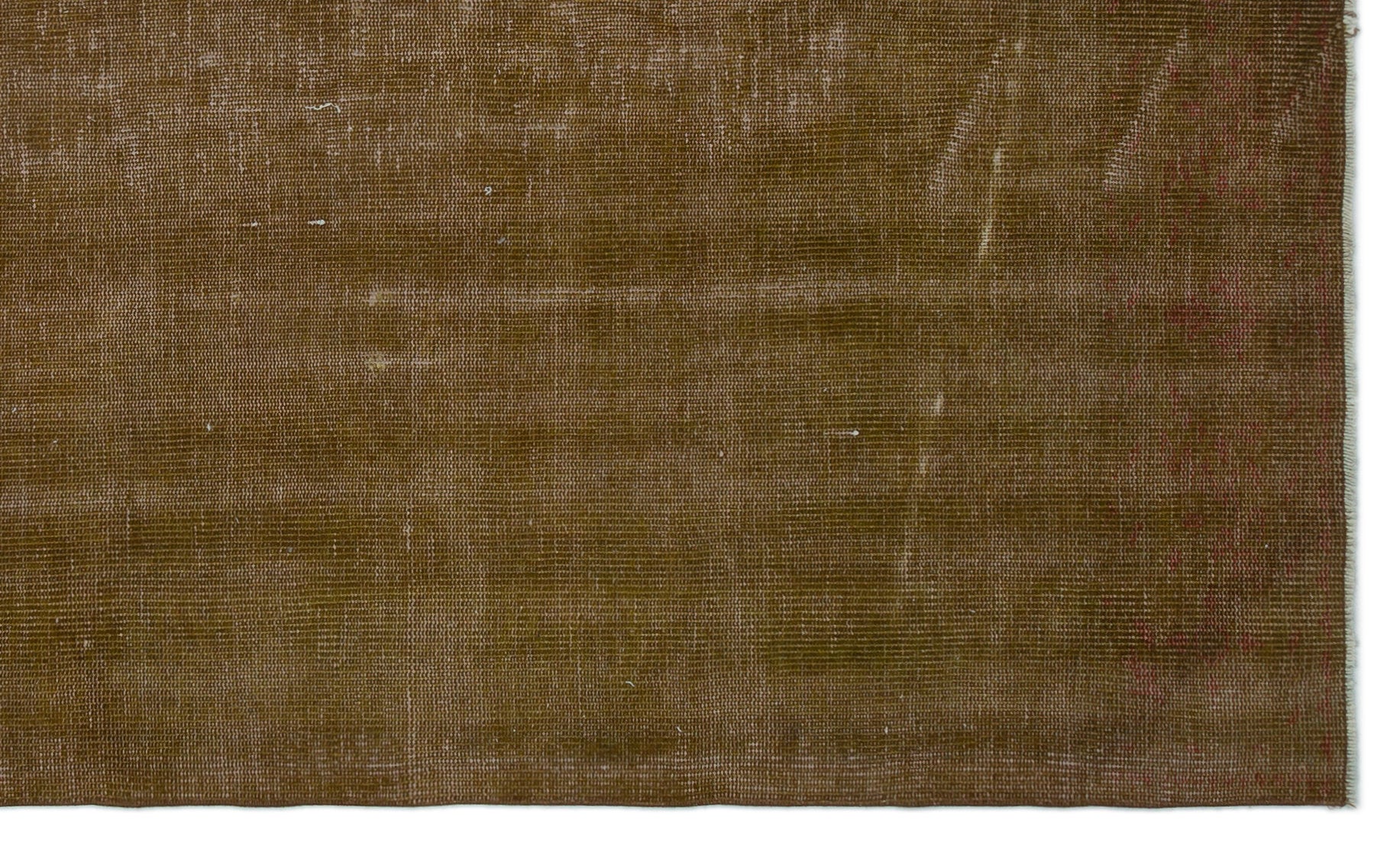 Brown Over Dyed Vintage Rug 5'1'' x 8'6'' ft 155 x 260 cm