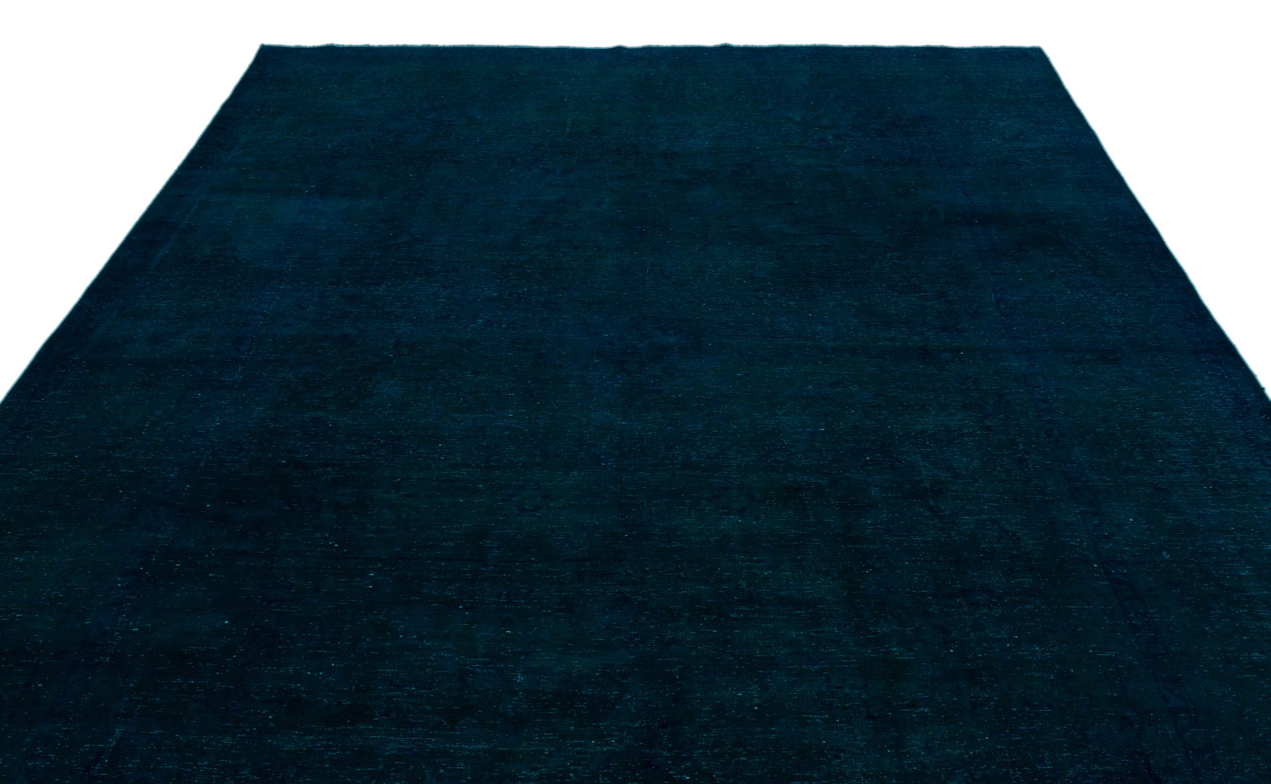 Turquoise Over Dyed Vintage XLarge Rug 7'10'' x 12'2'' ft 238 x 370 cm