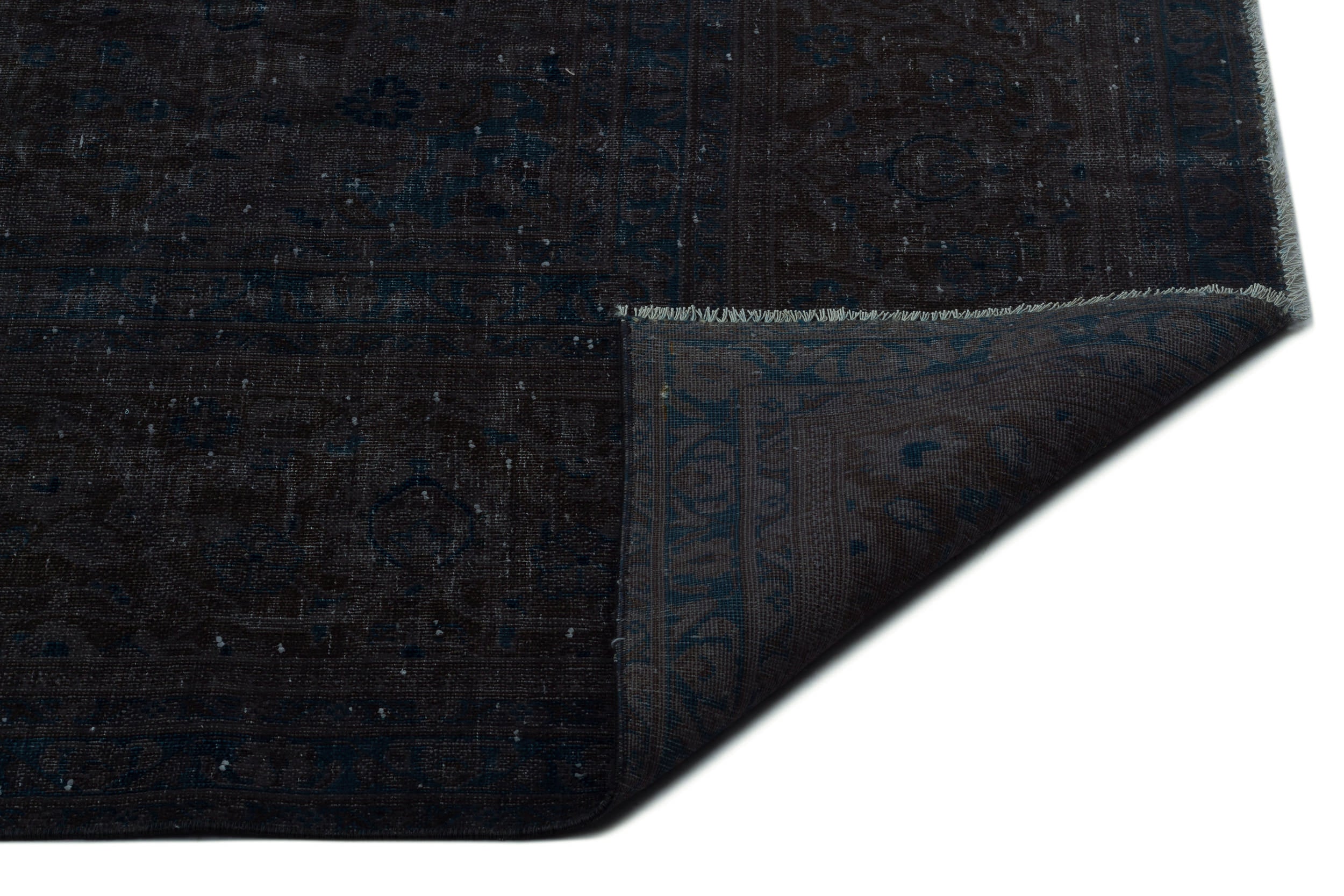 Gray Over Dyed Vintage XLarge Rug 9'1'' x 13'3'' ft 277 x 405 cm