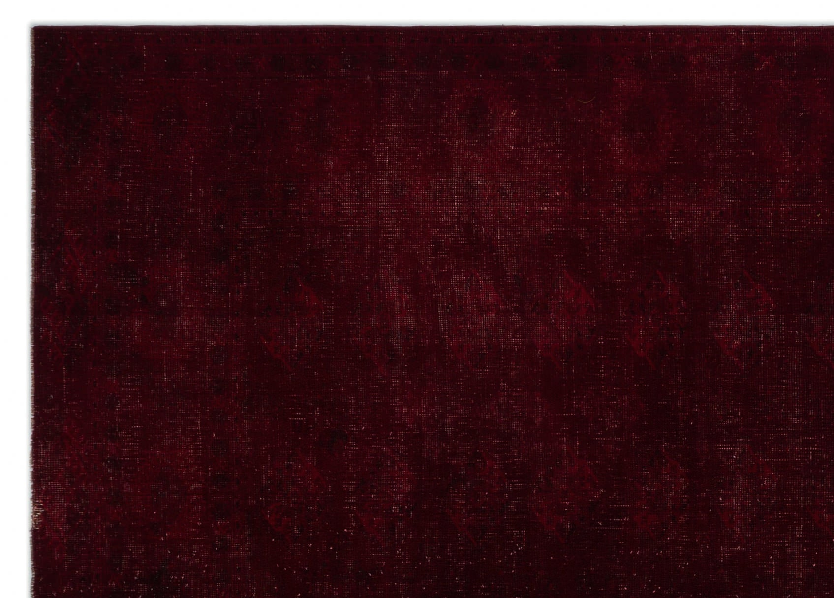 Red Over Dyed Vintage XLarge Rug 8'10'' x 12'4'' ft 270 x 375 cm