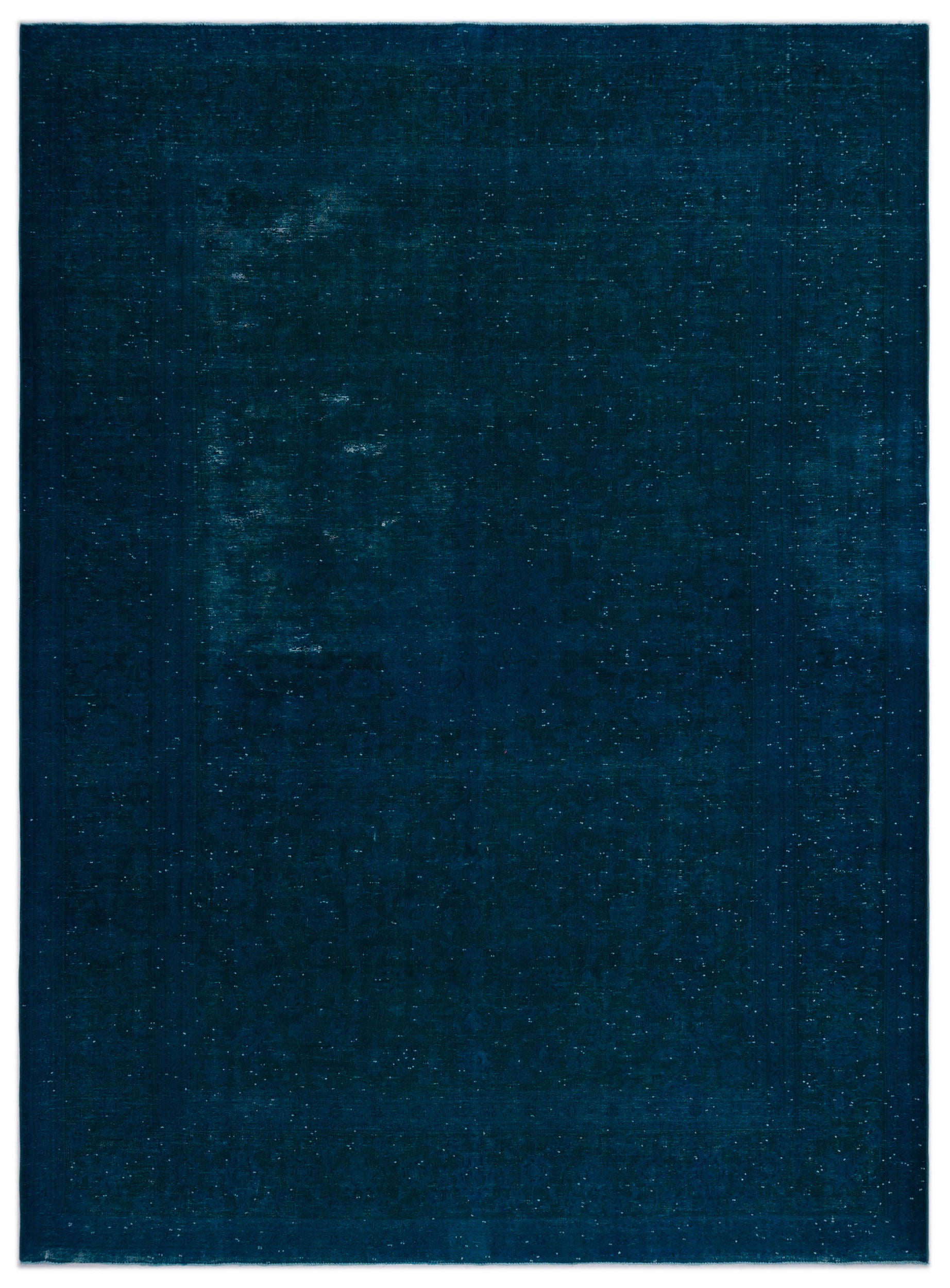 Turquoise Over Dyed Vintage XLarge Rug 9'0'' x 12'4'' ft 275 x 377 cm