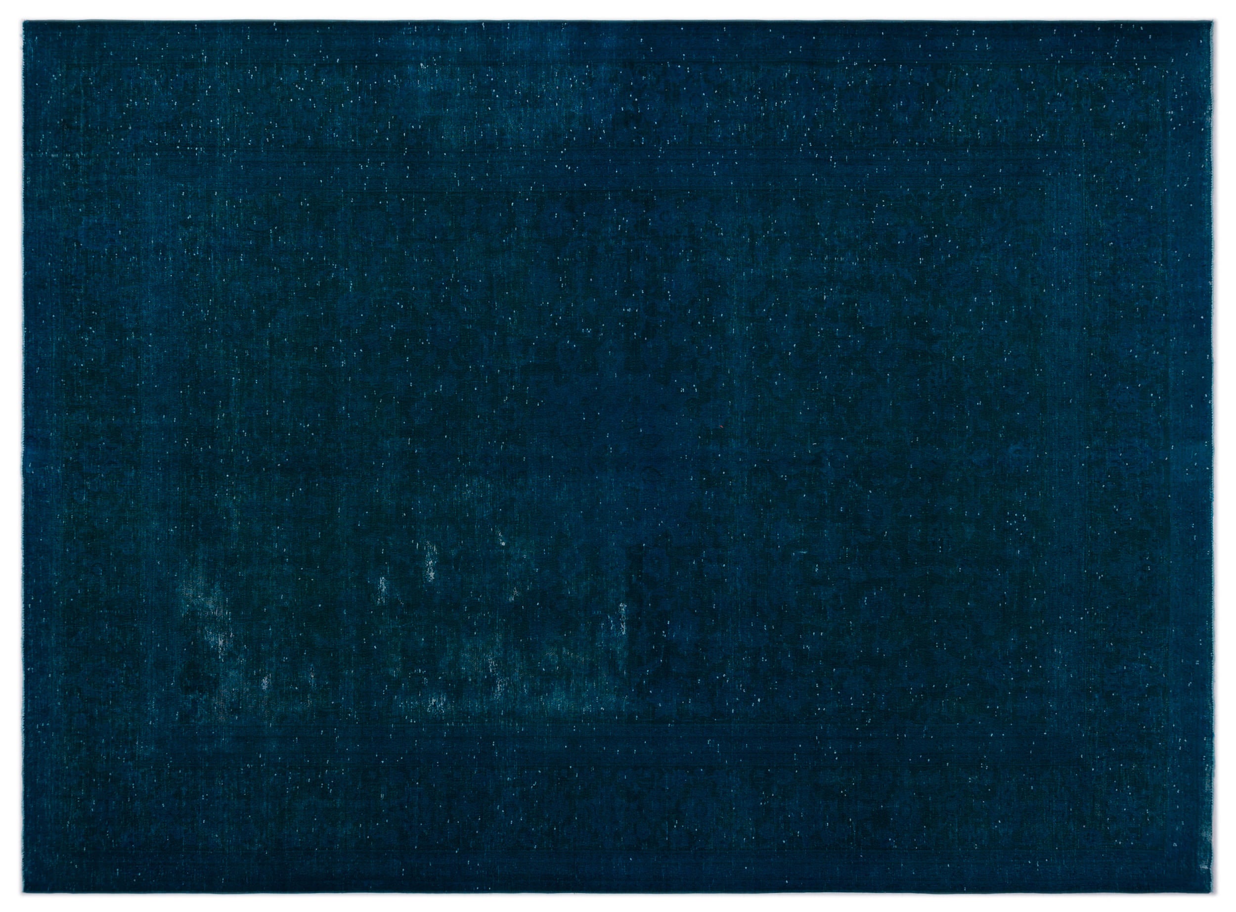 Turquoise Over Dyed Vintage XLarge Rug 9'0'' x 12'4'' ft 275 x 377 cm