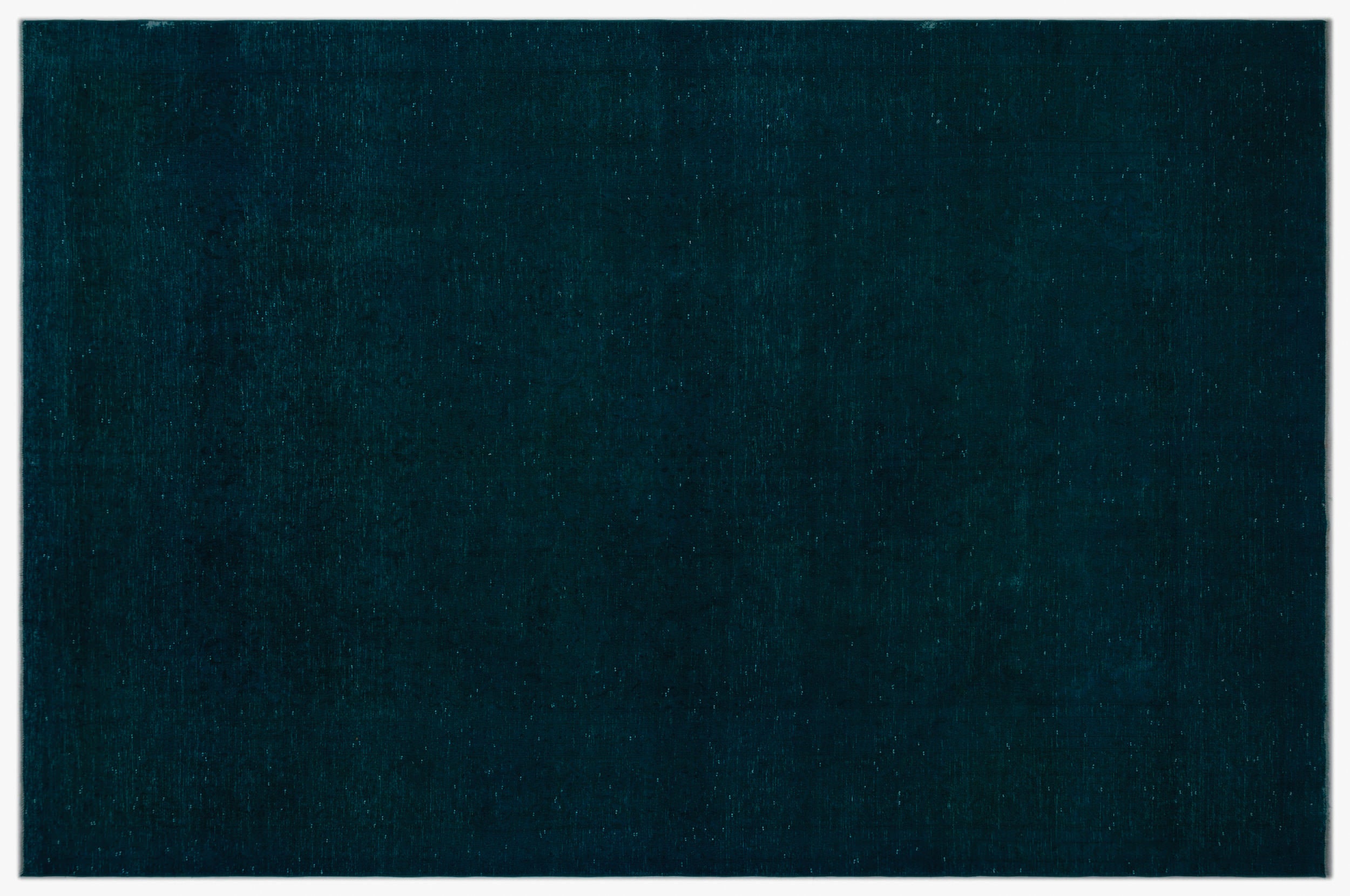 Turquoise Over Dyed Vintage XLarge Rug 9'4'' x 14'5'' ft 285 x 440 cm