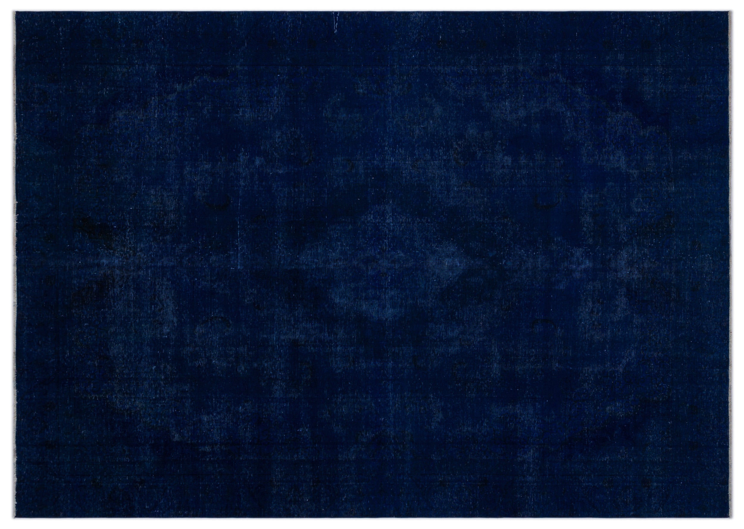Blue Over Dyed Vintage XLarge Rug 8'10'' x 12'7'' ft 270 x 383 cm