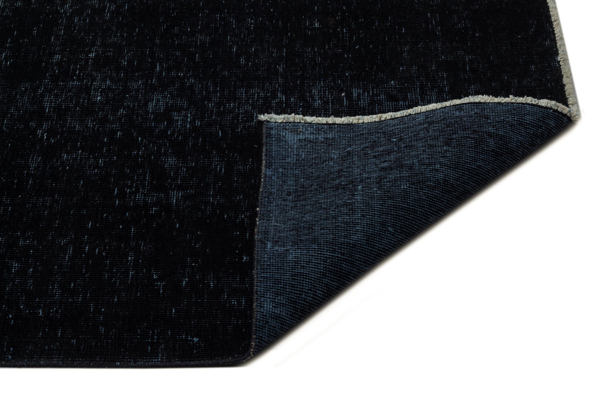Black Over Dyed Vintage XLarge Rug 10'1'' x 13'5'' ft 308 x 408 cm