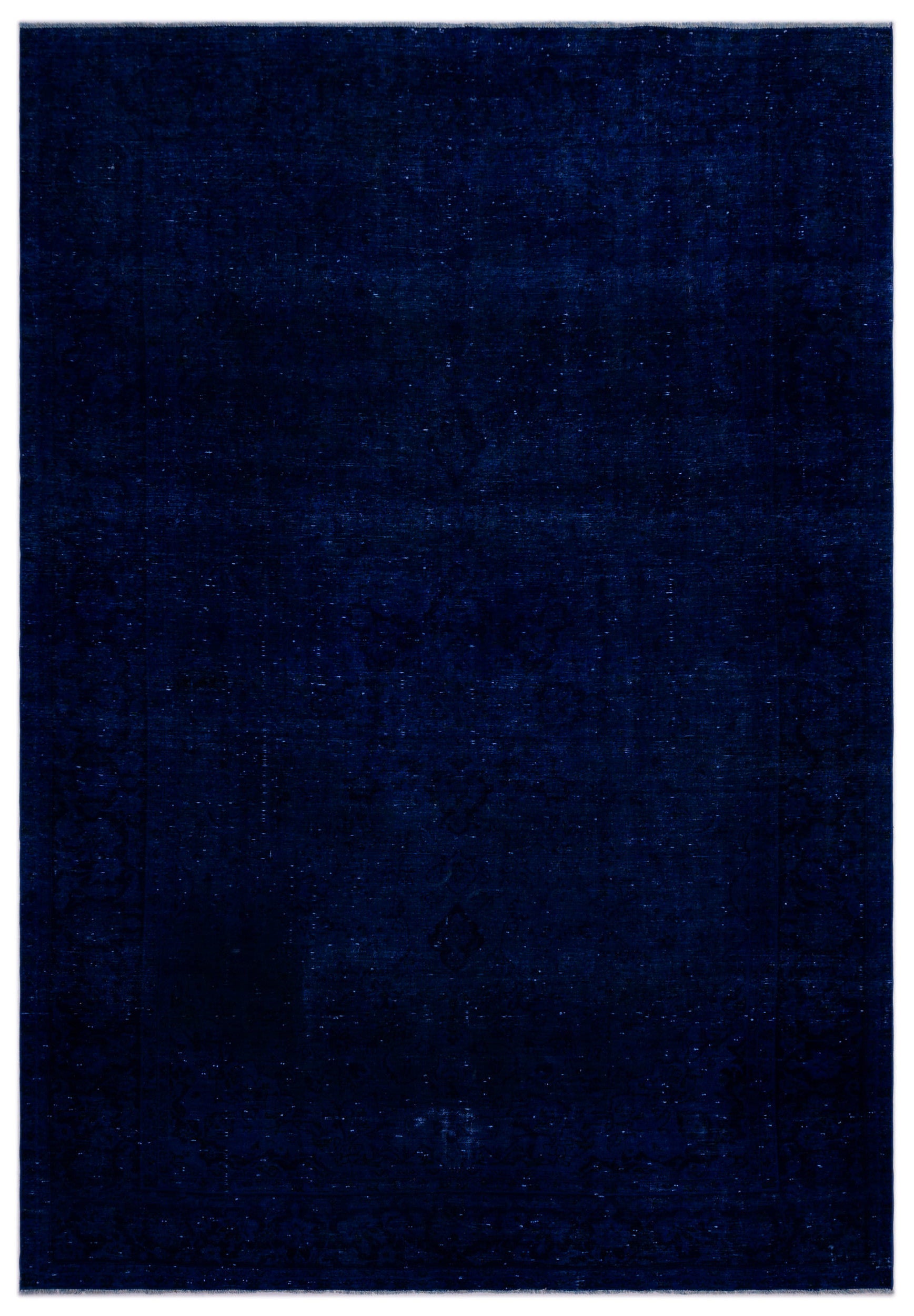 Blue Over Dyed Vintage XLarge Rug 8'9'' x 12'10'' ft 267 x 390 cm