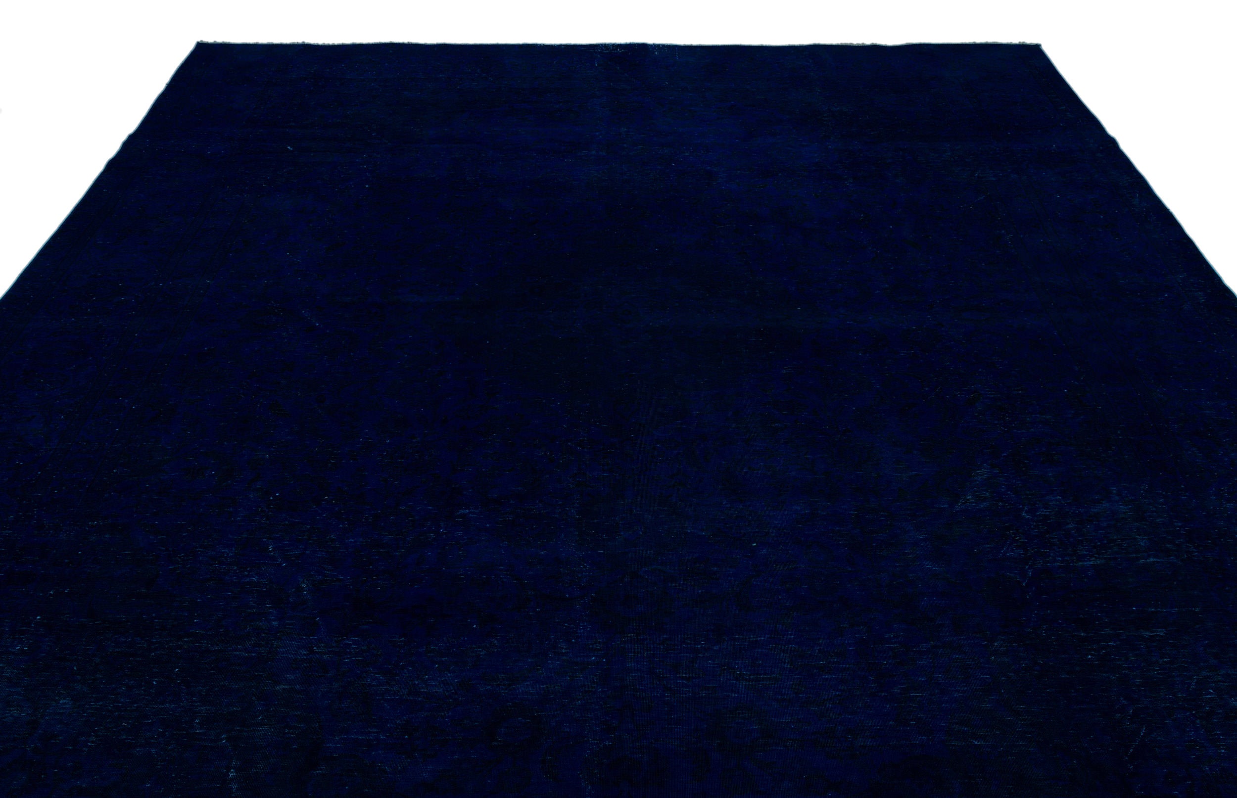 Blue Over Dyed Vintage XLarge Rug 9'3'' x 12'2'' ft 283 x 371 cm