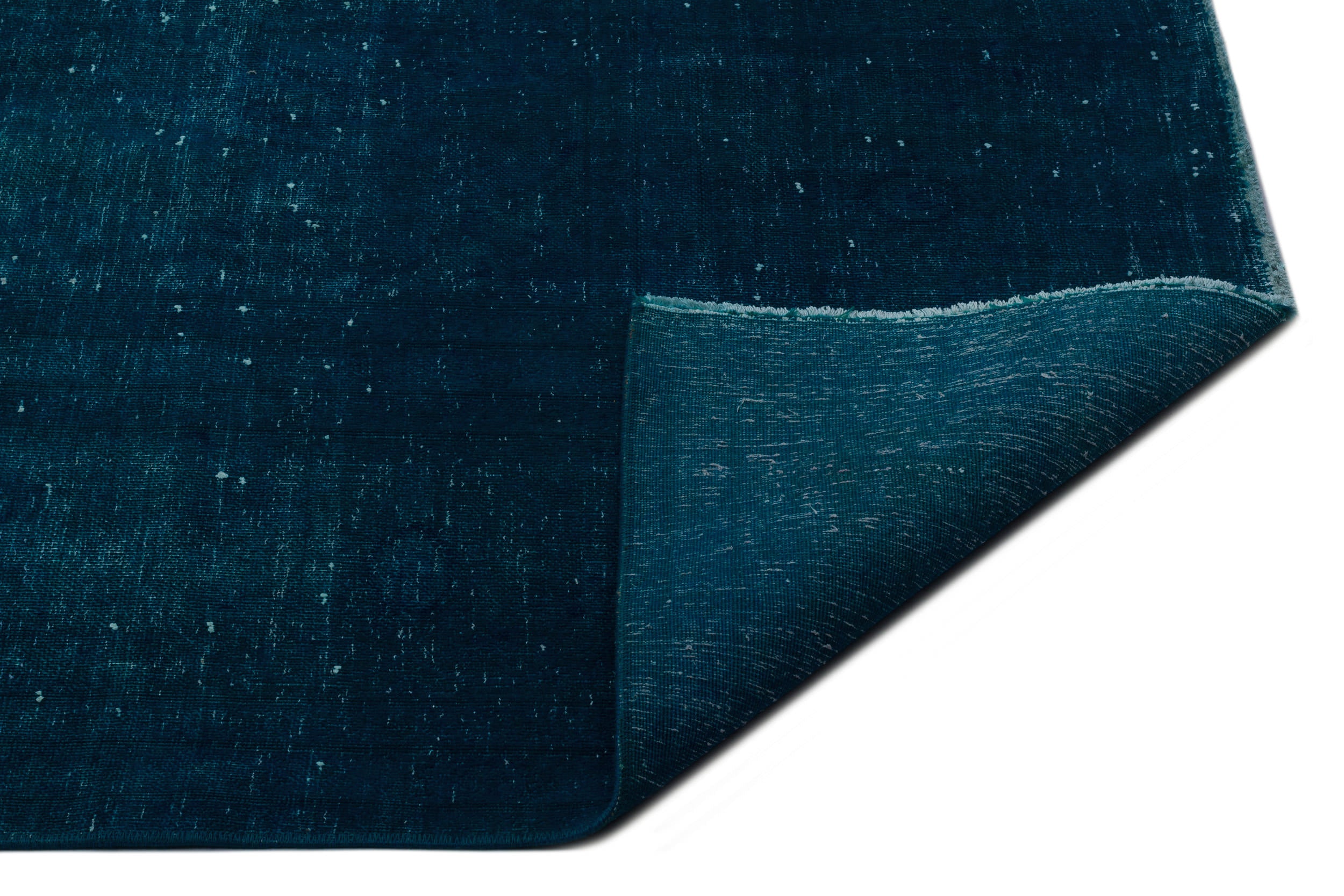 Turquoise Over Dyed Vintage XLarge Rug 9'9'' x 12'12'' ft 296 x 396 cm