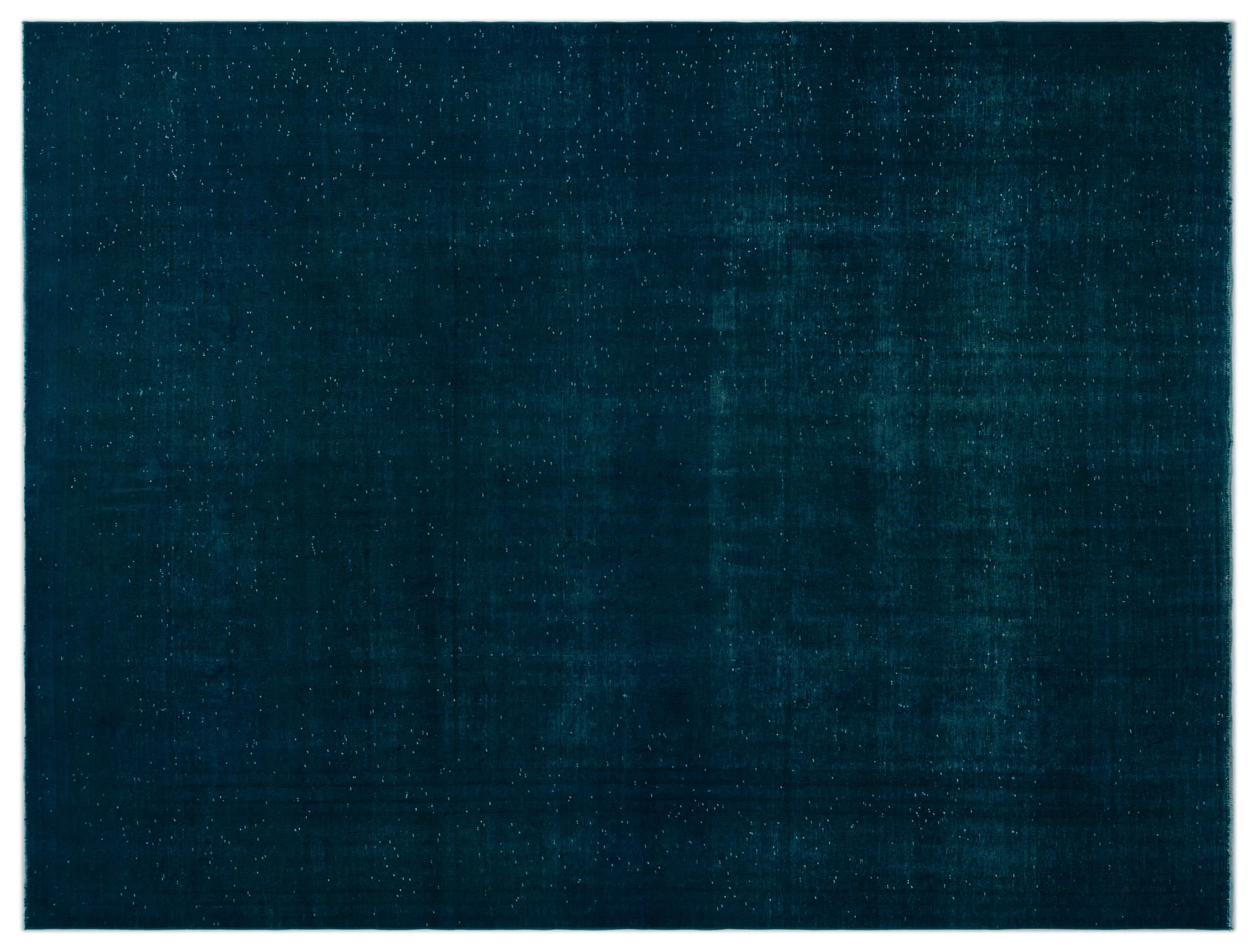 Turquoise Over Dyed Vintage XLarge Rug 9'9'' x 12'12'' ft 296 x 396 cm
