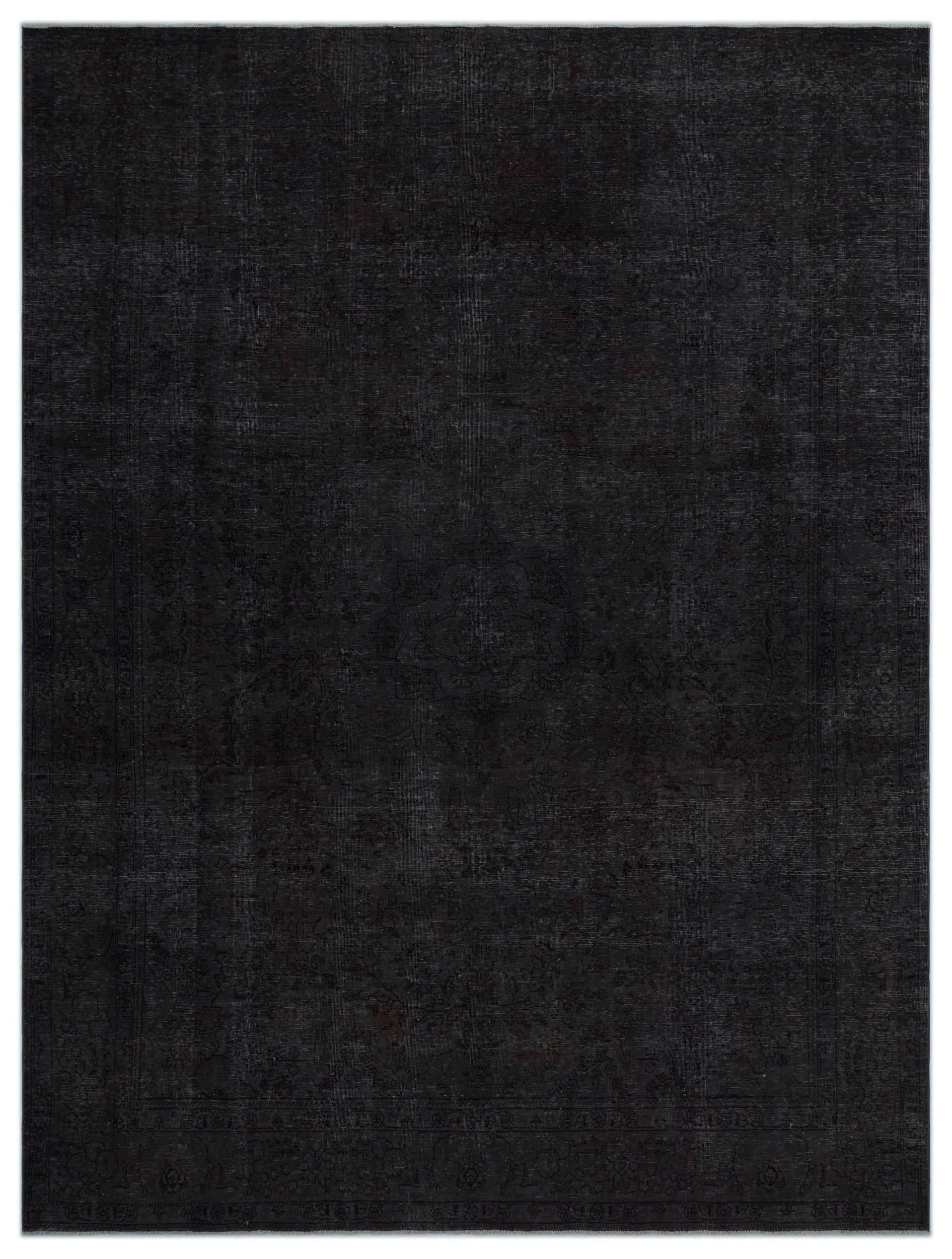 Gray Over Dyed Vintage XLarge Rug 9'6'' x 12'8'' ft 289 x 386 cm