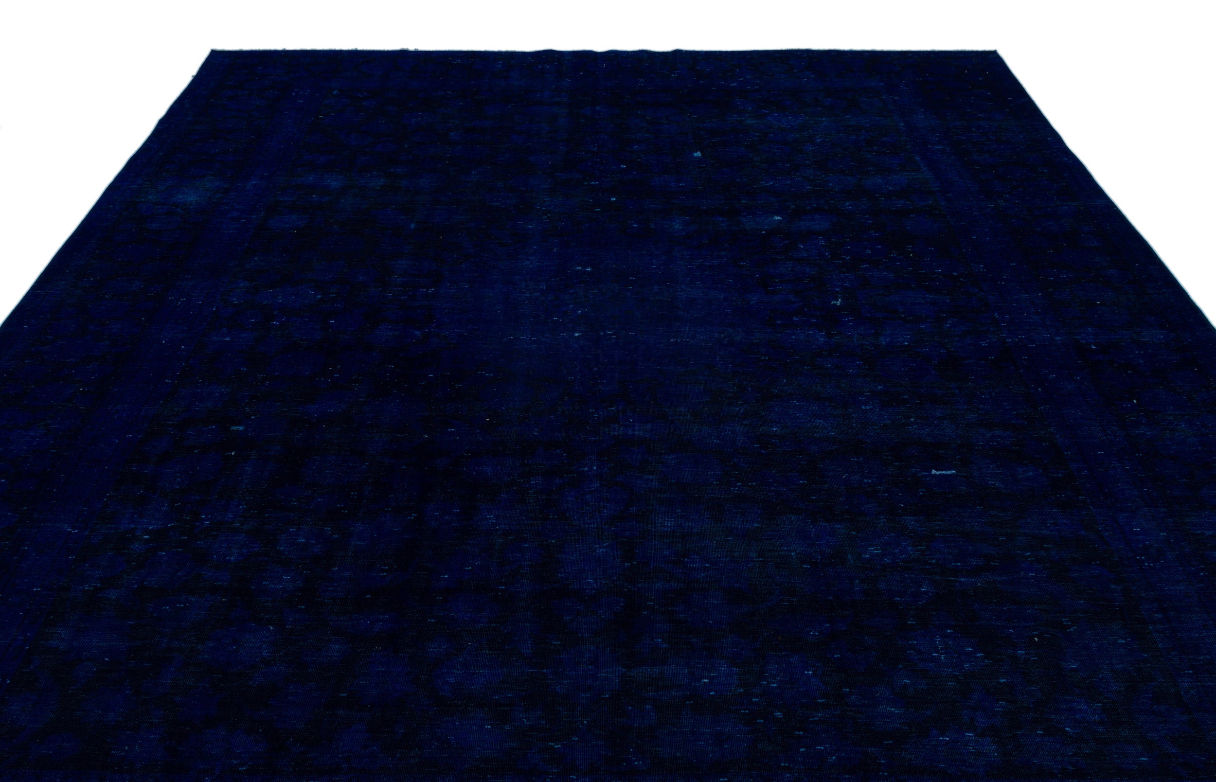 Blue Over Dyed Vintage XLarge Rug 9'0'' x 12'3'' ft 275 x 374 cm