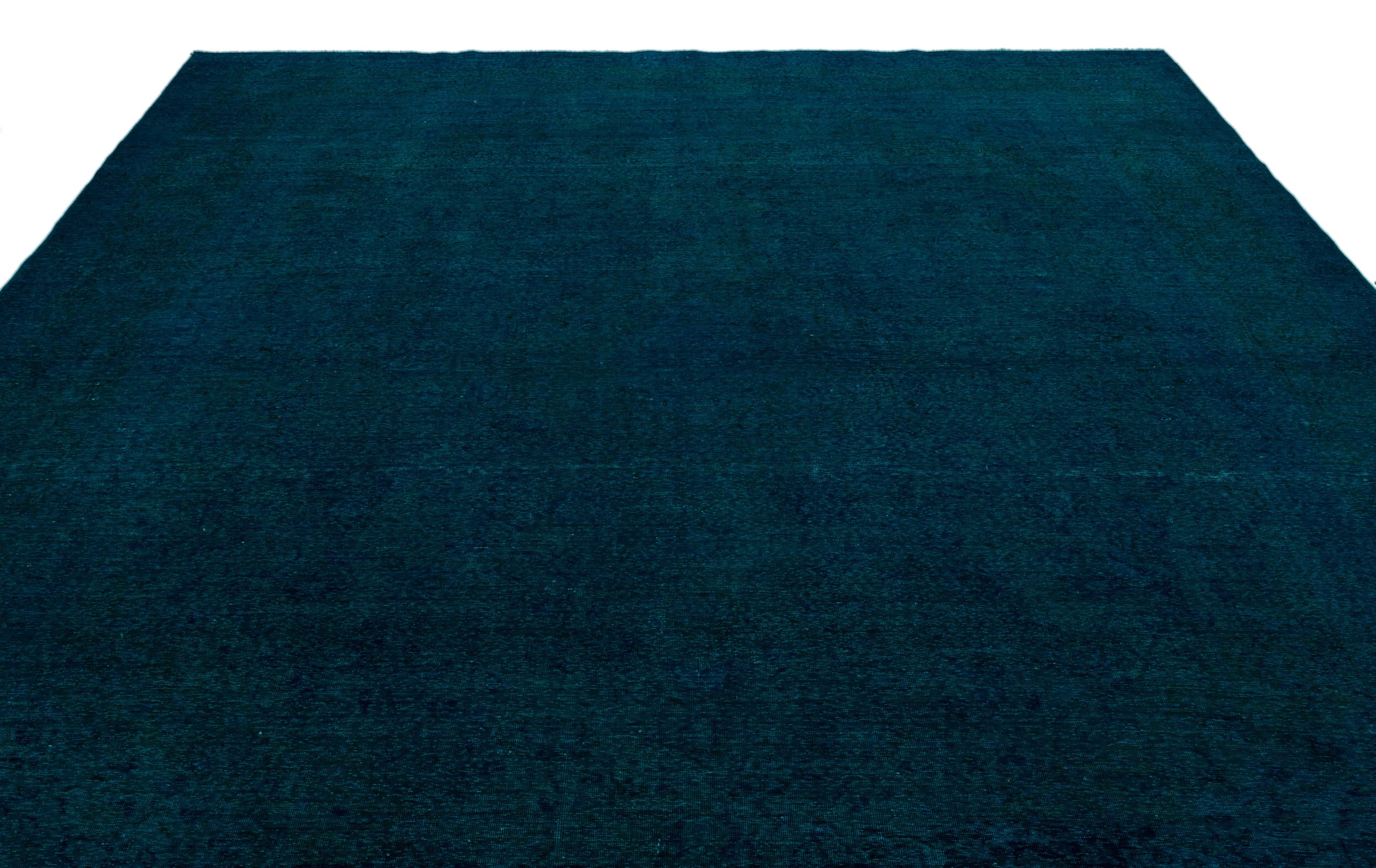 Turquoise Over Dyed Vintage XLarge Rug 9'8'' x 12'10'' ft 295 x 390 cm