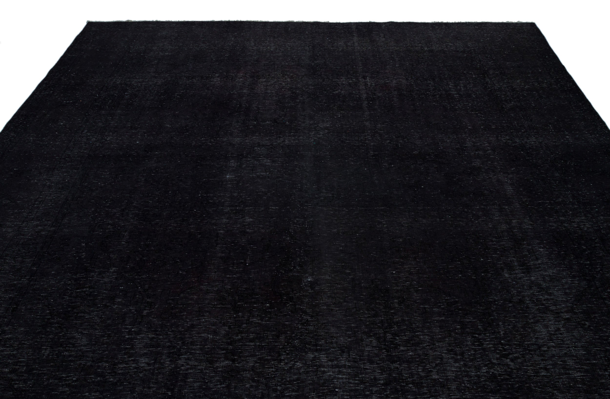 Black Over Dyed Vintage XLarge Rug 9'9'' x 12'6'' ft 296 x 380 cm