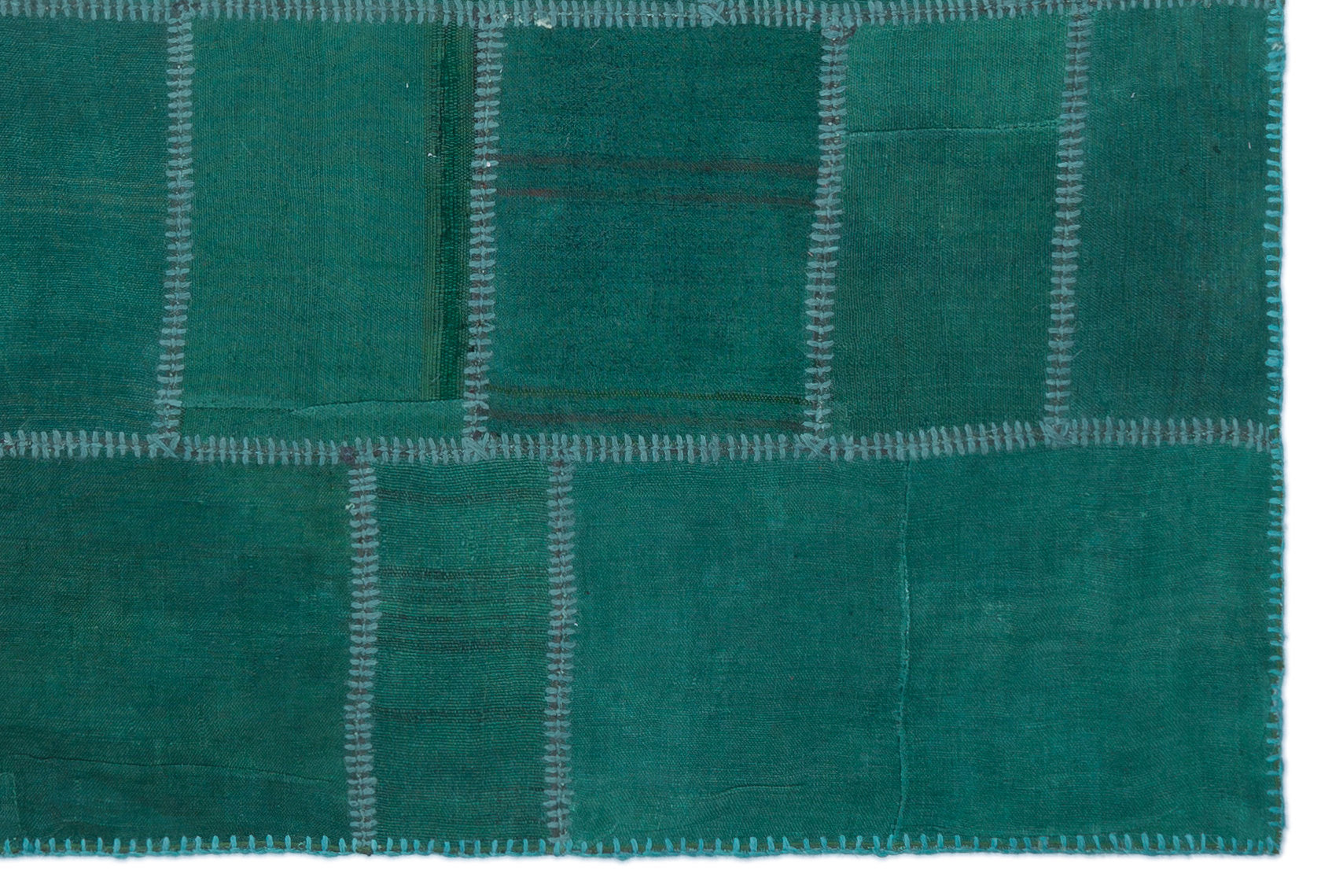 Mixed Over Dyed Kilim Patchwork Unique Rug 5'1'' x 7'9'' ft 155 x 235 cm