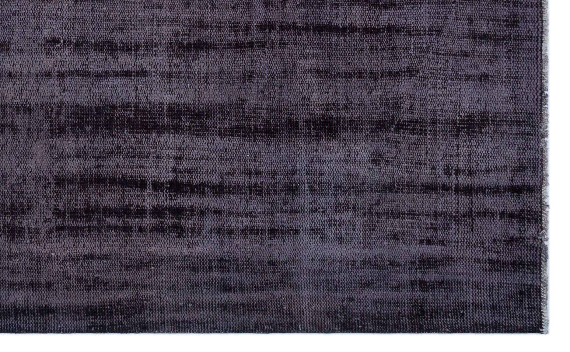 Black Over Dyed Vintage Rug 5'3'' x 8'7'' ft 161 x 261 cm