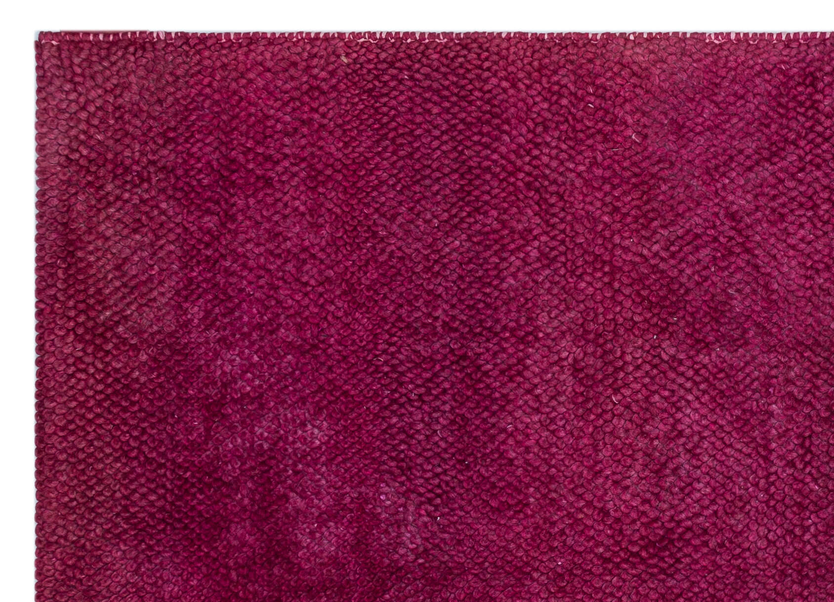 Striped Over Dyed Kilim Rug 4'4'' x 6'1'' ft 133 x 185 cm