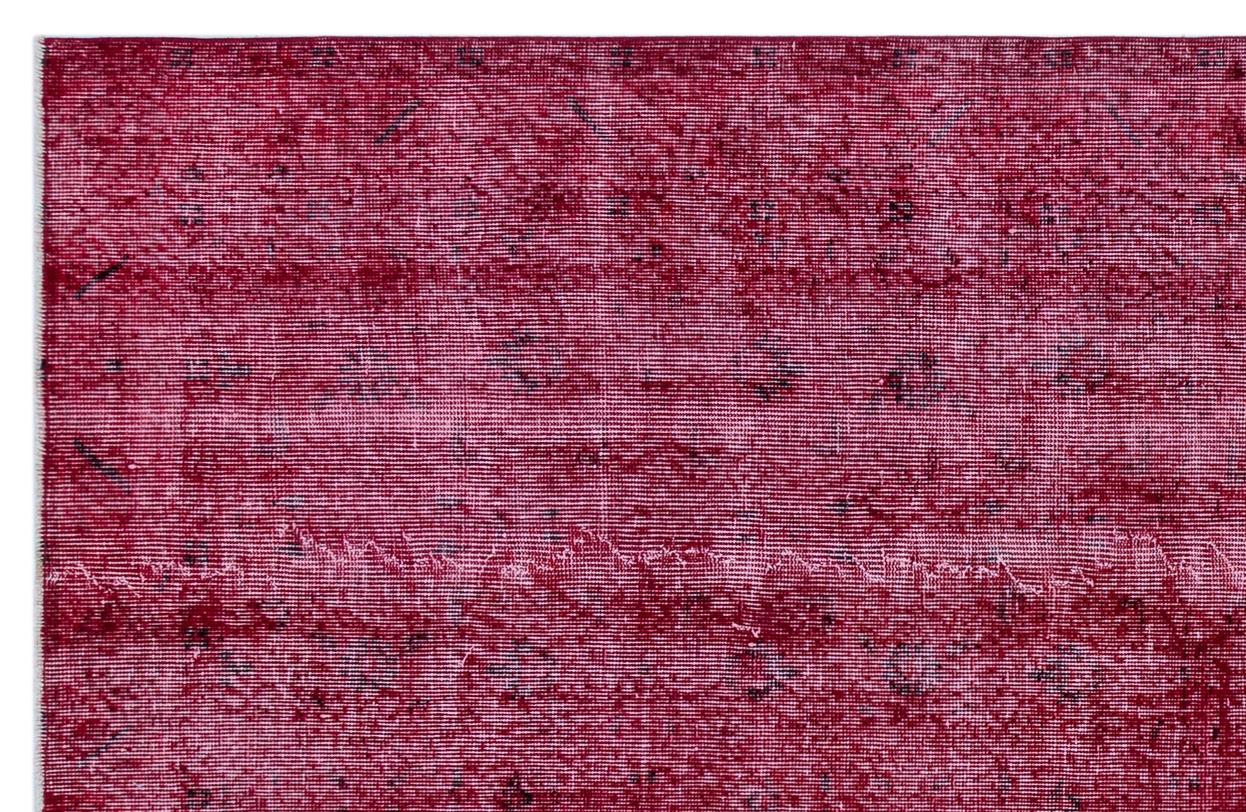 Fuchsia Over Dyed Vintage Rug 5'3'' x 8'3'' ft 161 x 252 cm