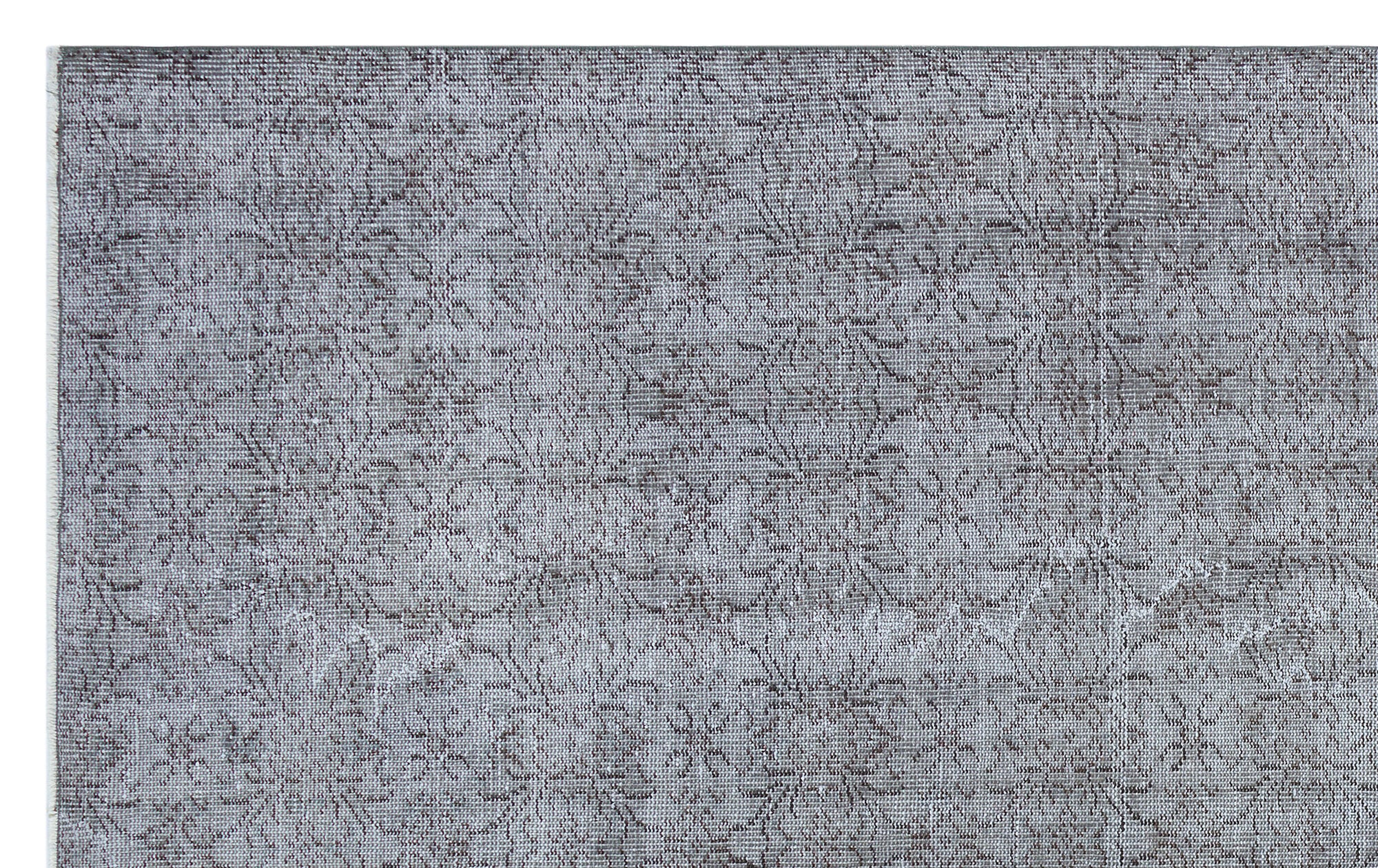 Gray Over Dyed Rug | Plain Rug | Turkish Rug | Hand Weaving Rug | Bedroom Rug | Wool Rug | Vintage Rug | Tumbled Rug | Naturel Rug | Boho Rug I 5'10'' x 9'4'' ft 177 x 285 cm