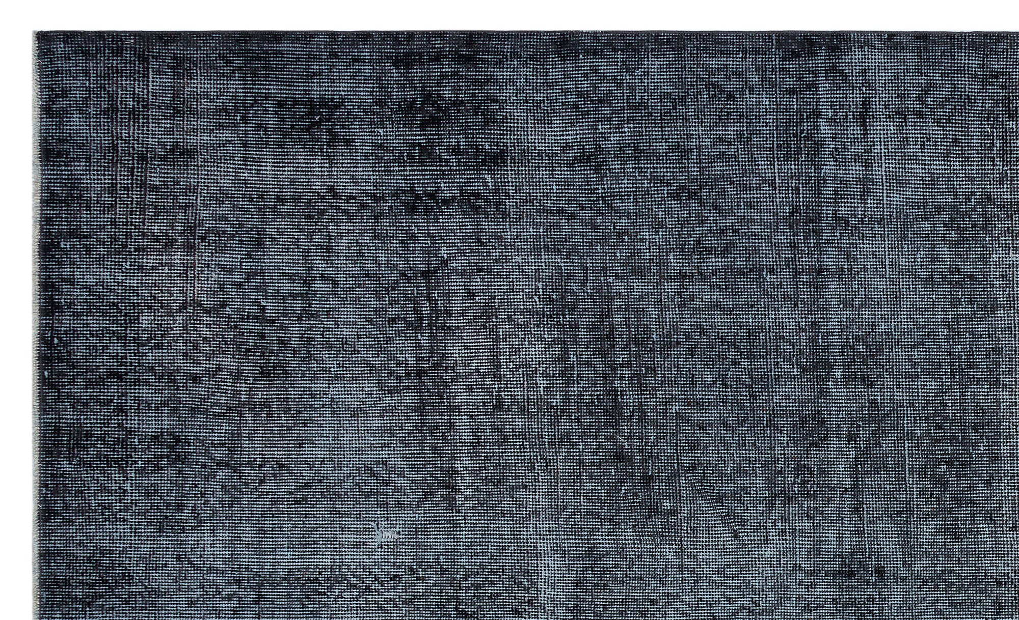Gray Over Dyed Vintage Rug 5'11'' x 9'4'' ft 180 x 284 cm