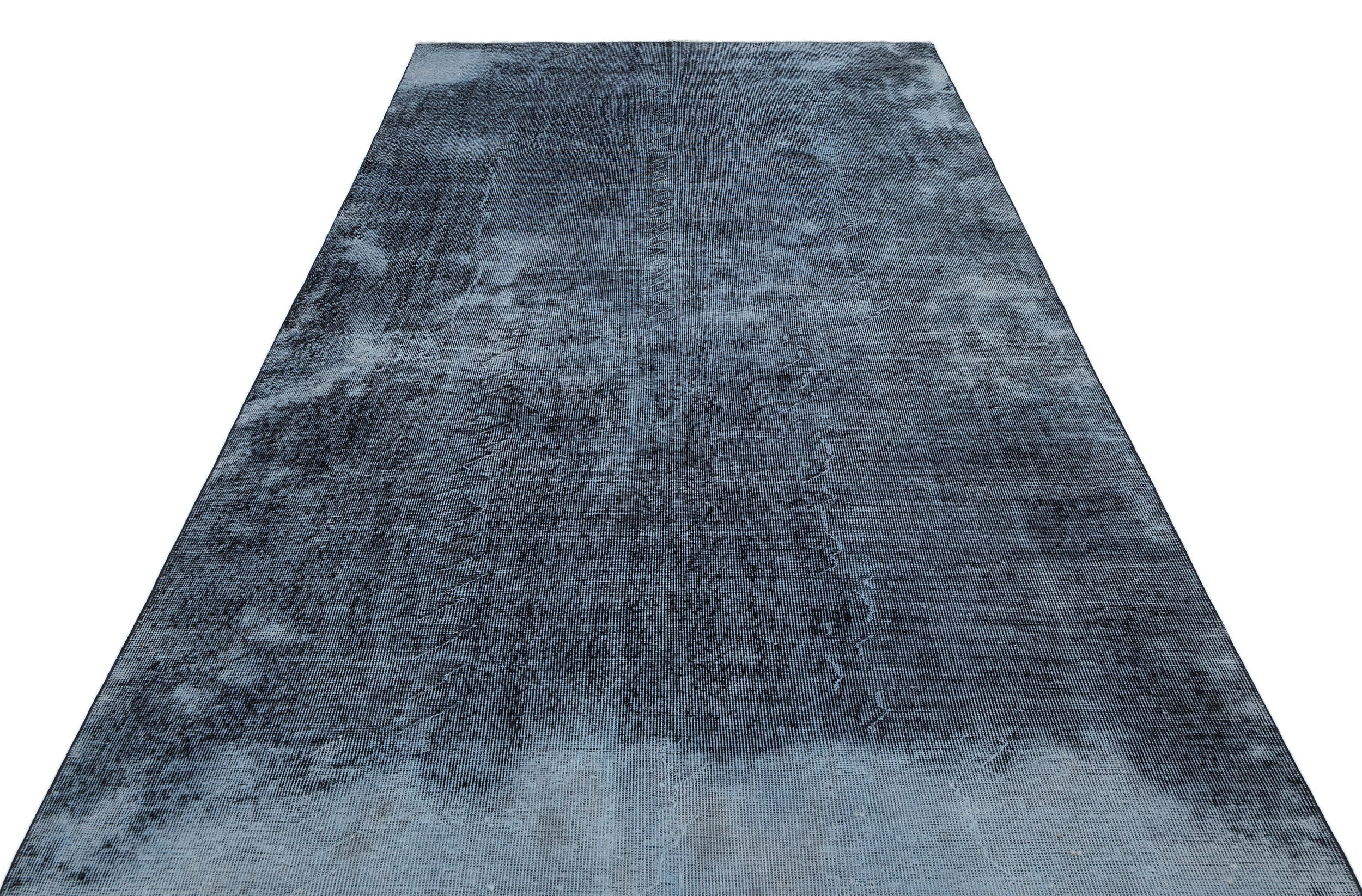 Gray Over Dyed Vintage Rug 5'11'' x 9'10'' ft 180 x 300 cm