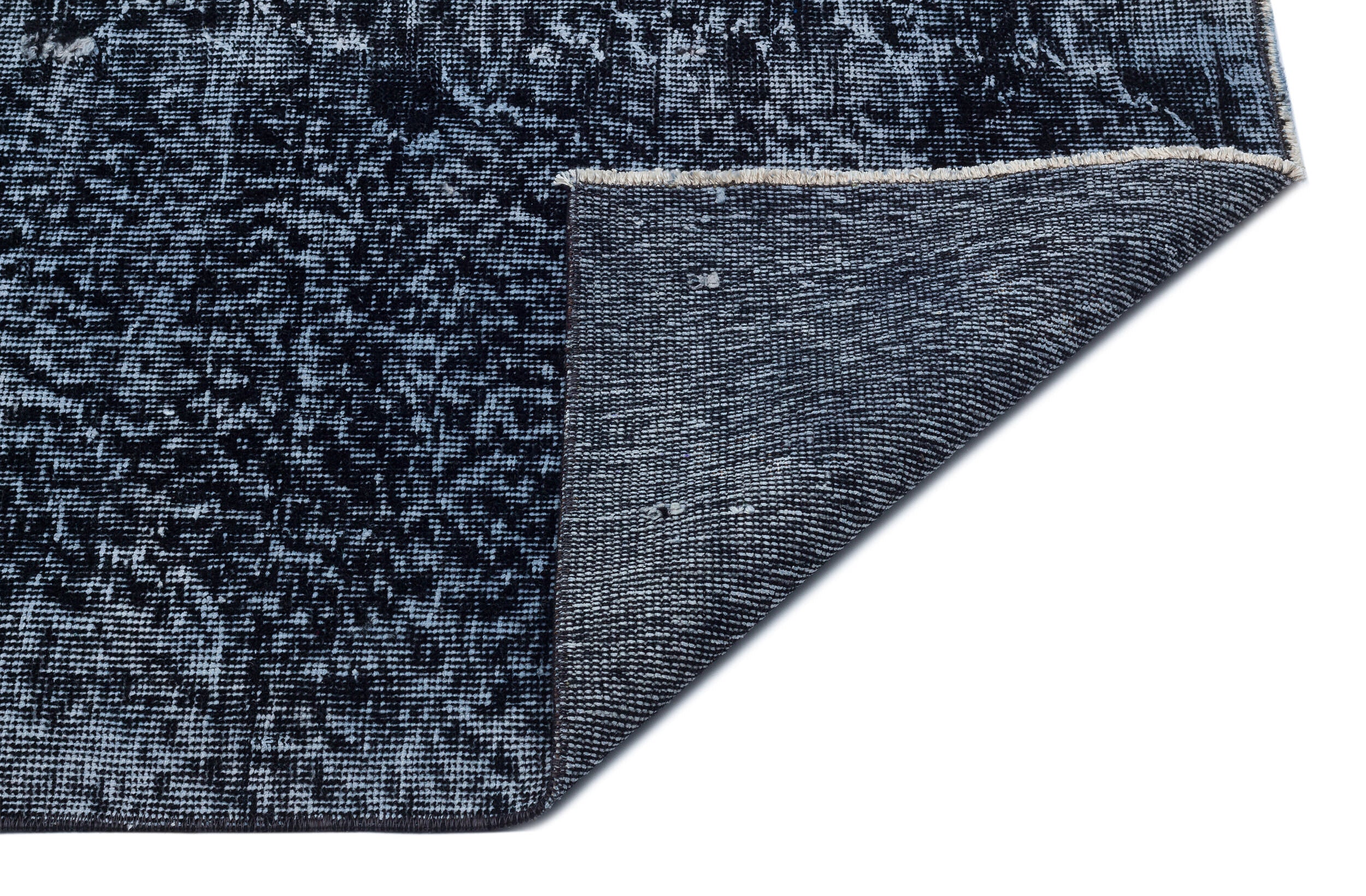 Gray Over Dyed Vintage Rug 7'0'' x 10'2'' ft 214 x 310 cm