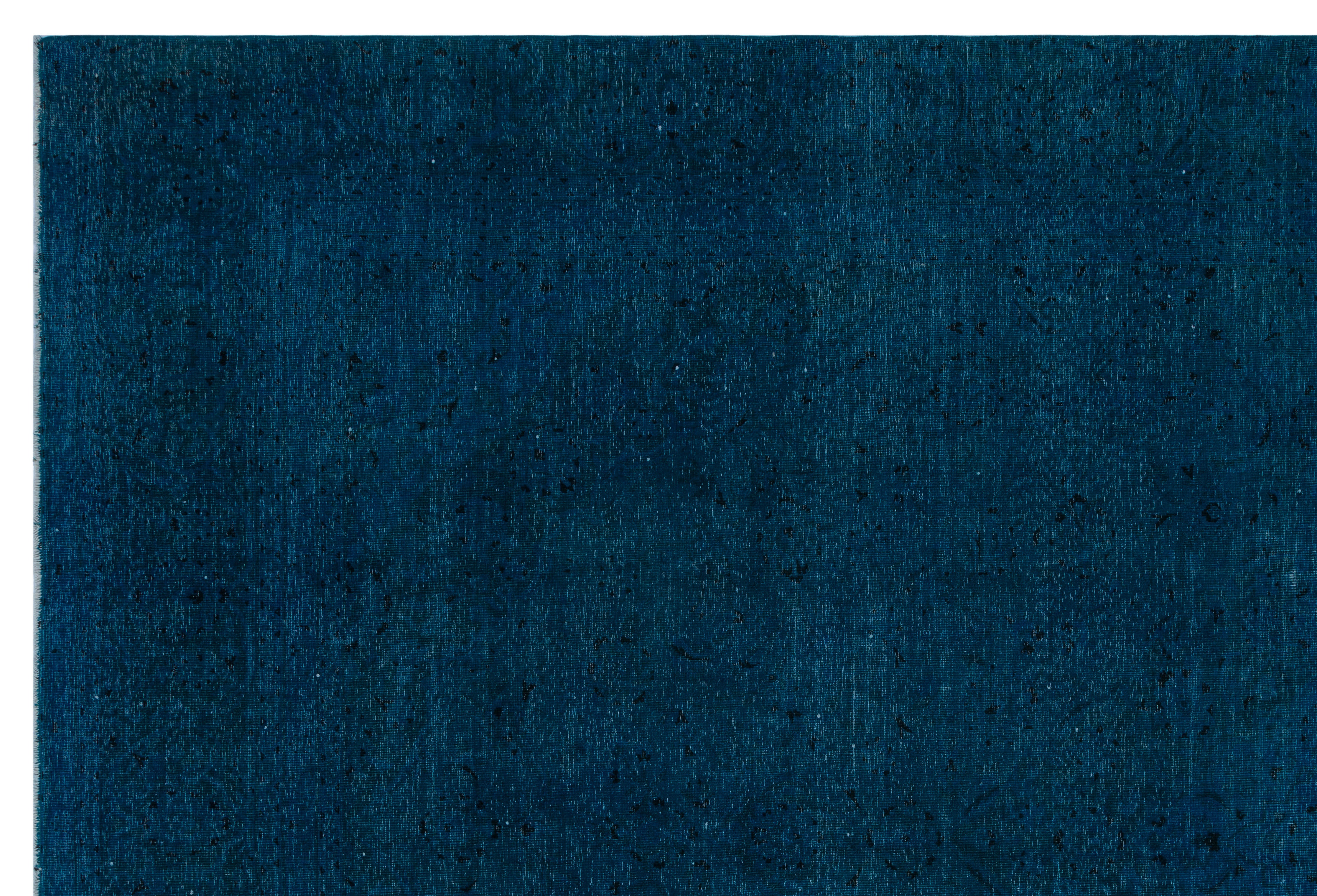 Turquoise Over Dyed Vintage XLarge Rug 8'7'' x 12'12'' ft 262 x 395 cm
