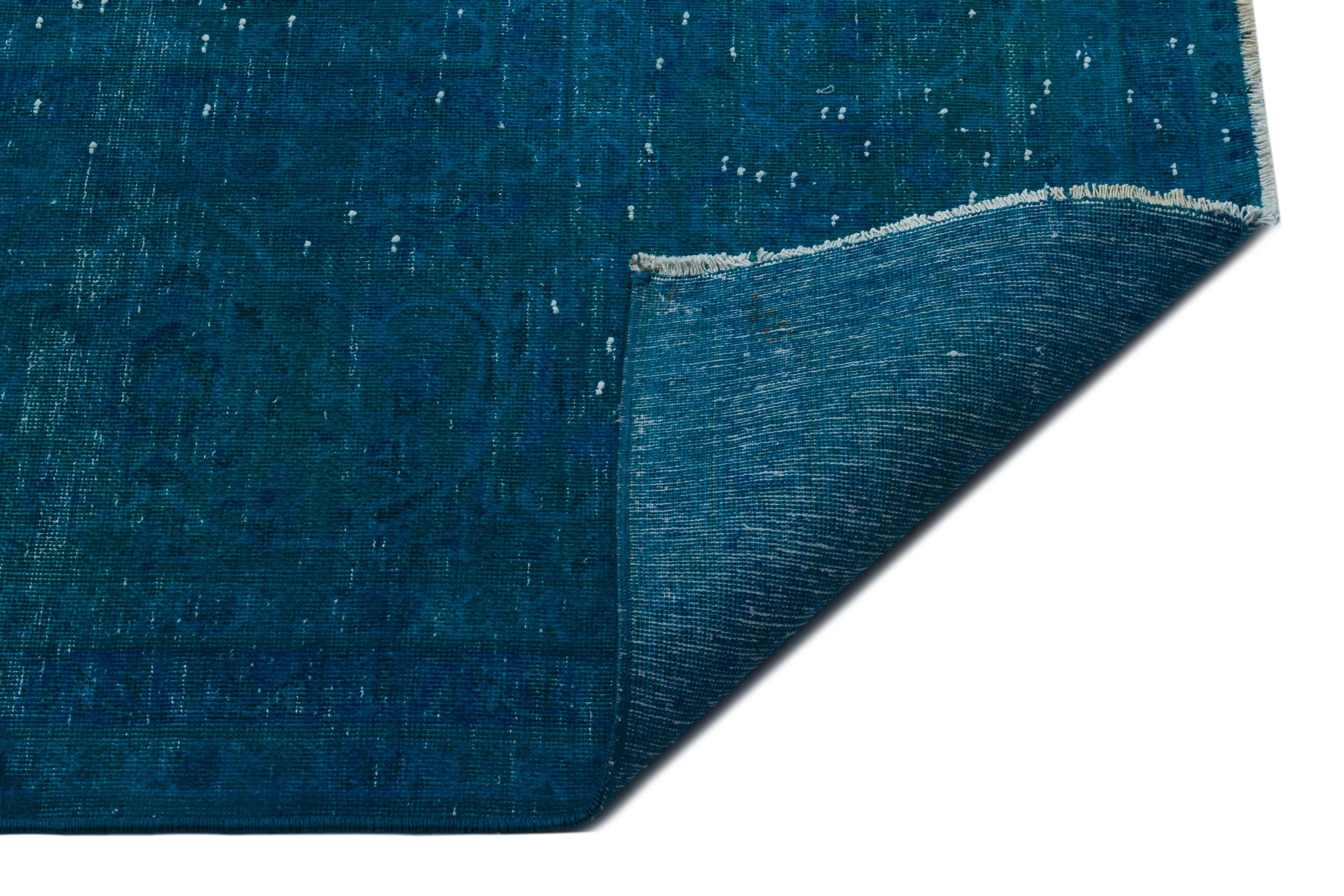 Turquoise Over Dyed Vintage XLarge Rug 9'10'' x 14'0'' ft 300 x 427 cm