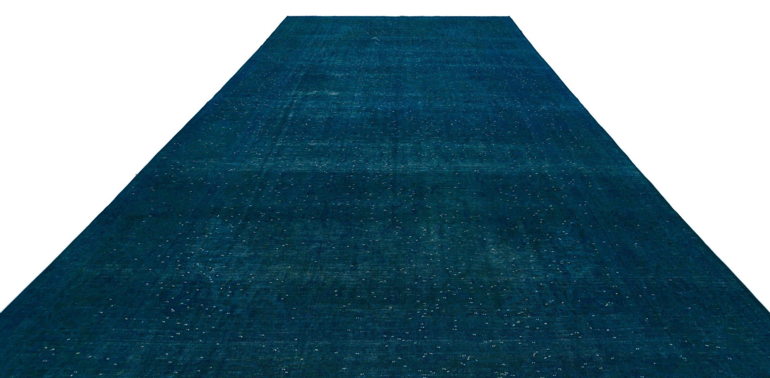 Turquoise Over Dyed Vintage XLarge Rug 9'10'' x 14'0'' ft 300 x 427 cm