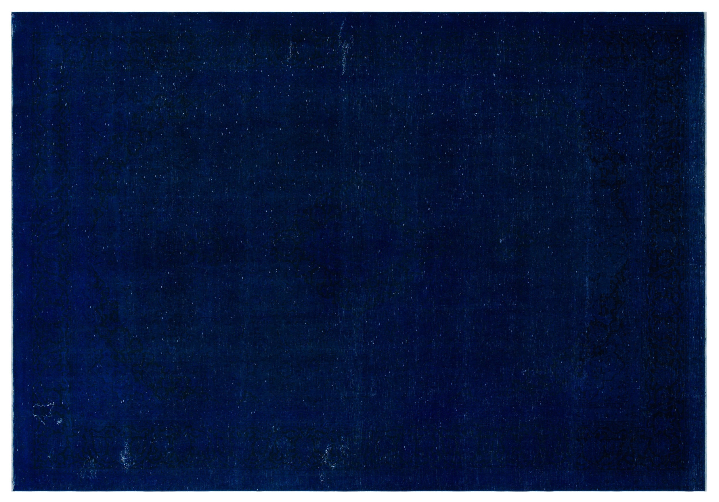 Blue Over Dyed Vintage XLarge Rug 9'8'' x 13'10'' ft 294 x 422 cm