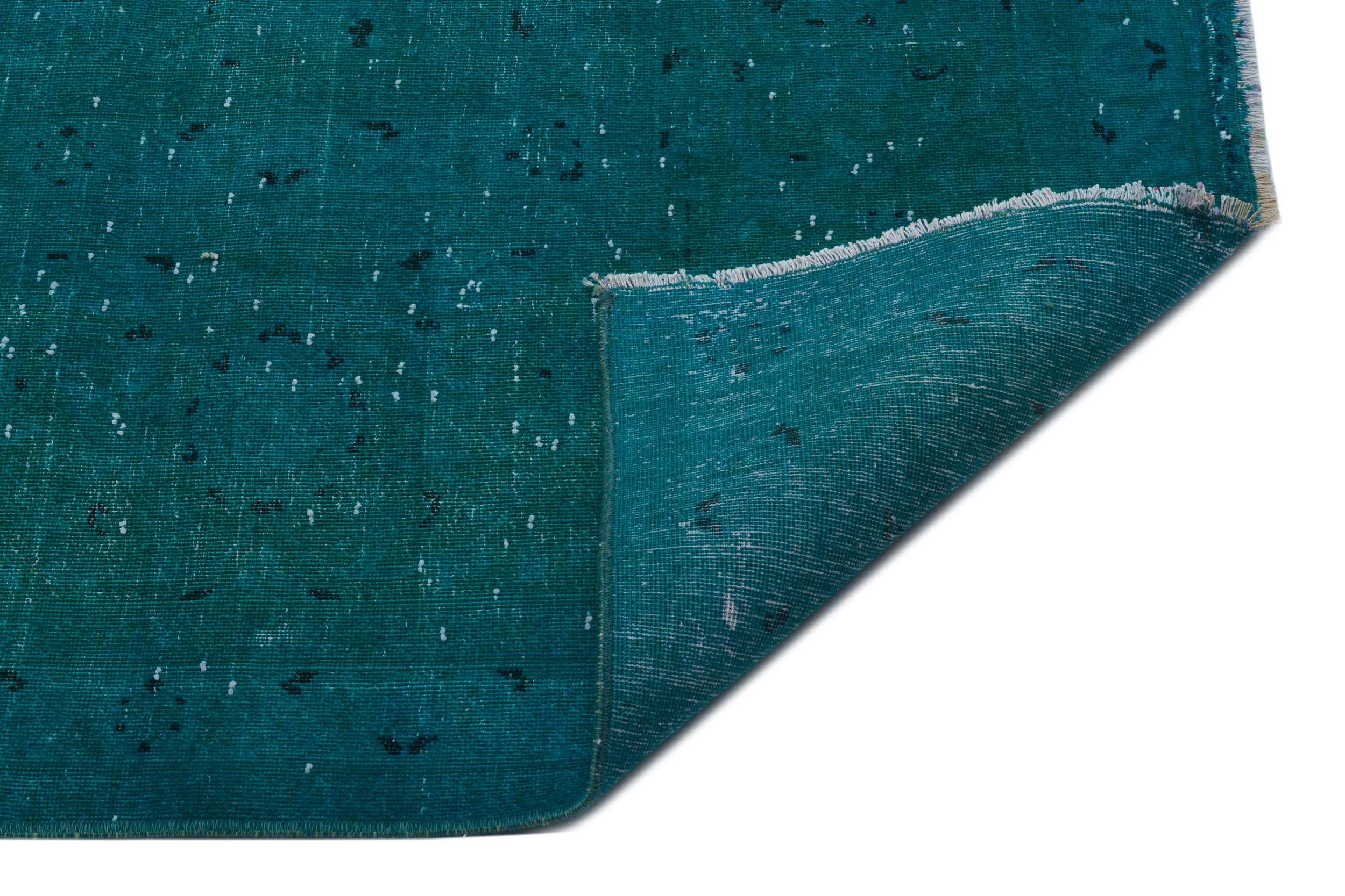 Turquoise Over Dyed Vintage XLarge Rug 9'7'' x 12'9'' ft 291 x 389 cm