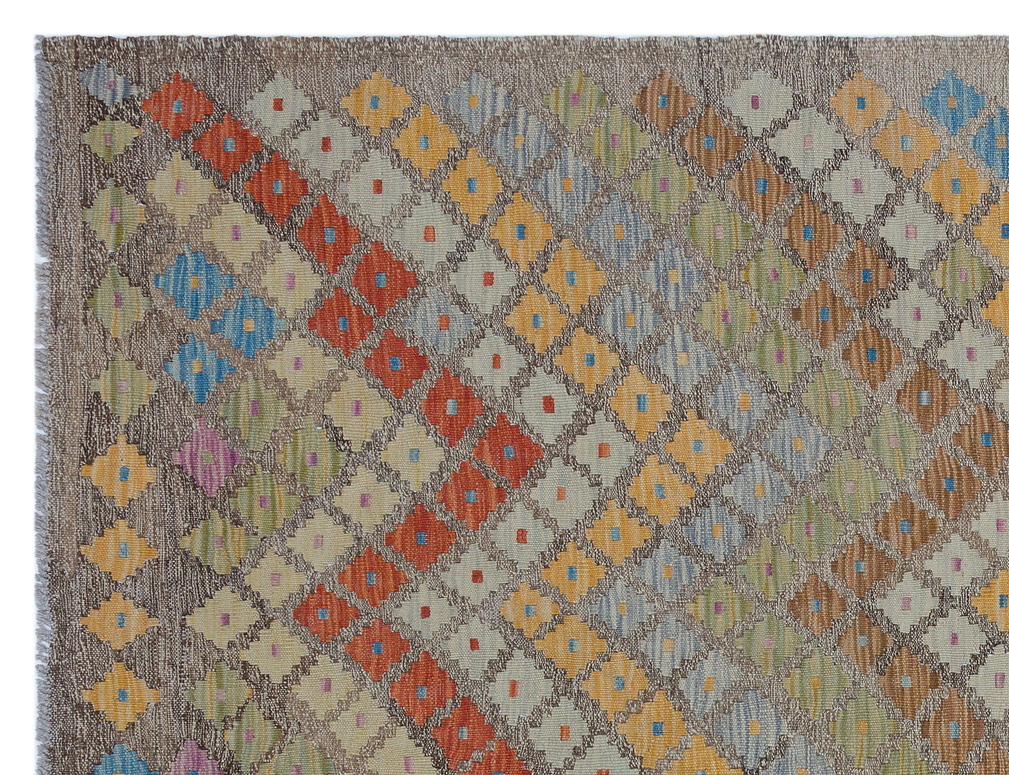 Naturel Over Dyed Kandahar Rug 4'11'' x 6'6'' ft 150 x 198 cm