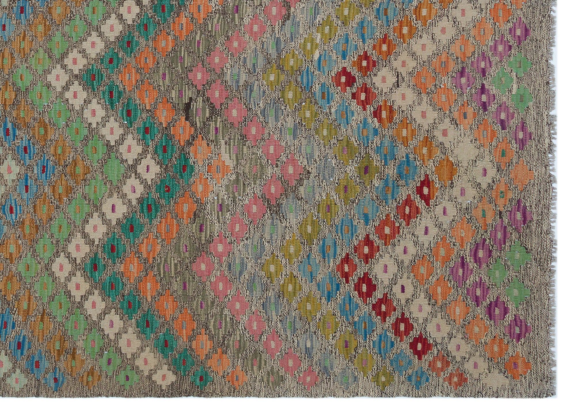 Naturel Over Dyed Kandahar Rug 5'10'' x 8'0'' ft 178 x 244 cm